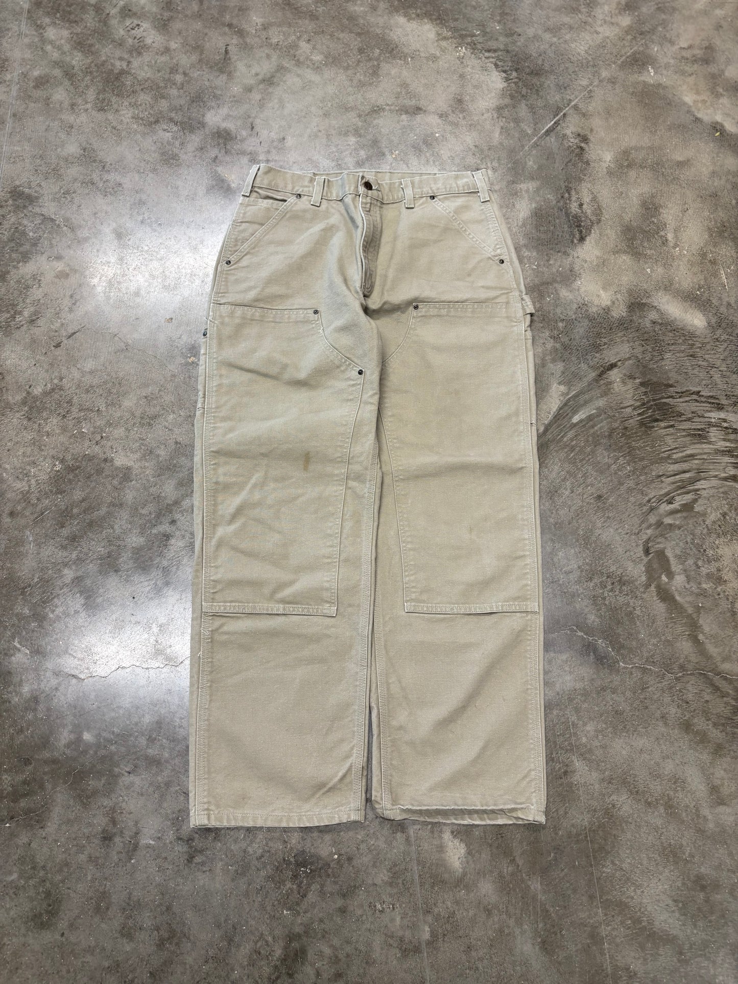 Beige carhartt double knees