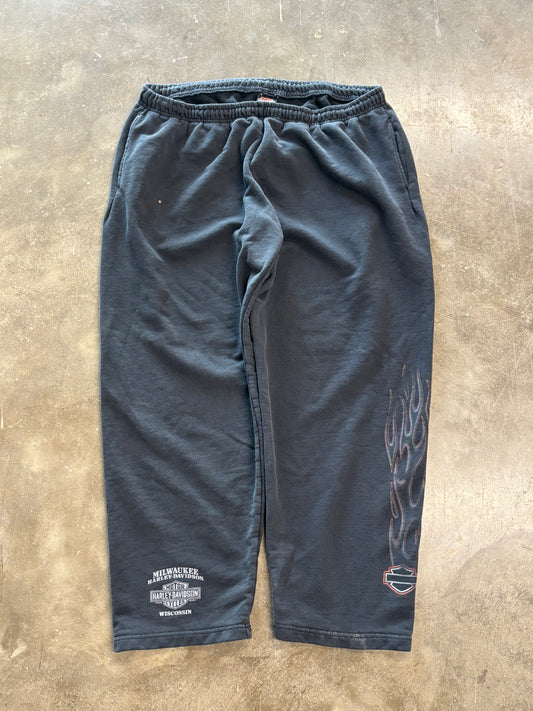Vintage Harley Davidson flame sweats size xl