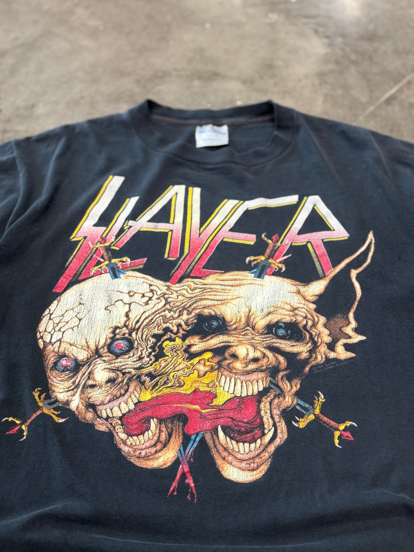 Vintage Slayer Clash of the titans shirt size large