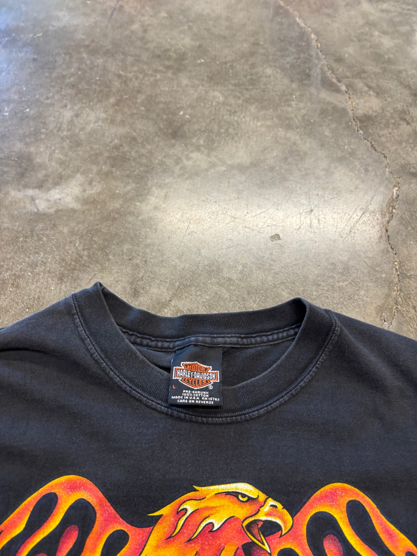 Vintage Harley Davidson Navsclone long sleeve size large
