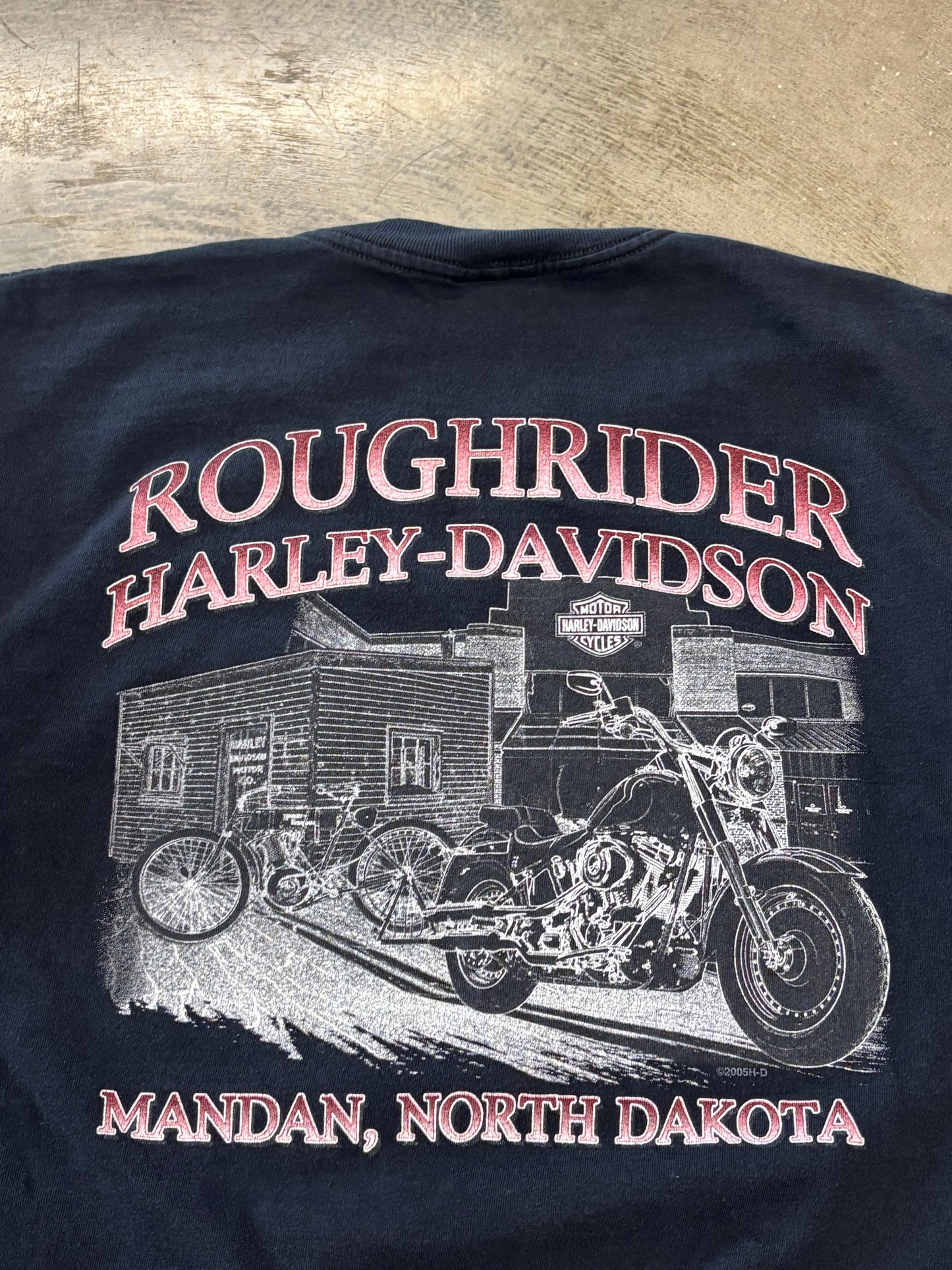 Vintage Harley Davidson Feel the fire feed the soul shirt size xl