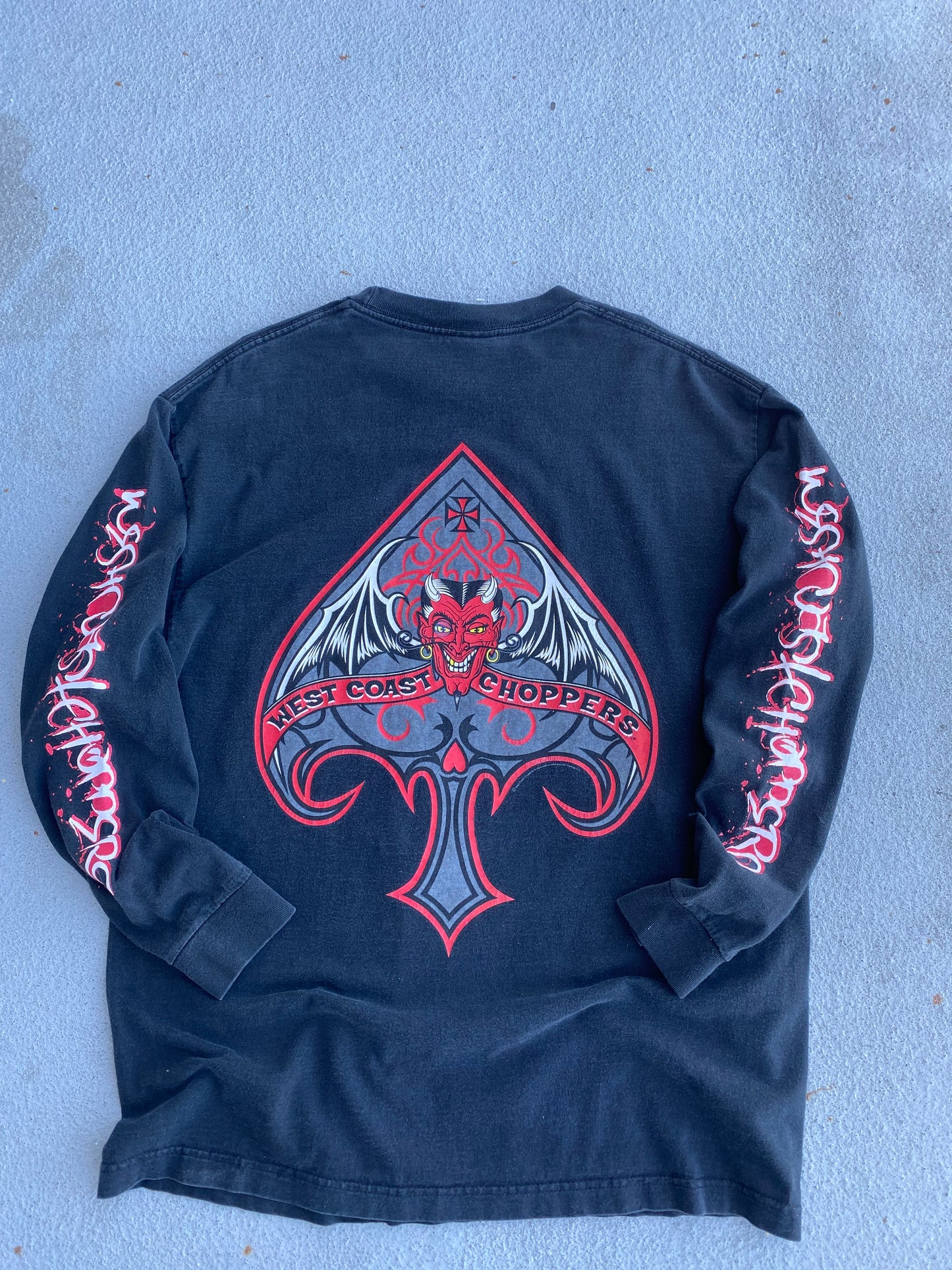 Vintage Jesse James West Coast Choppers long sleeve size XL