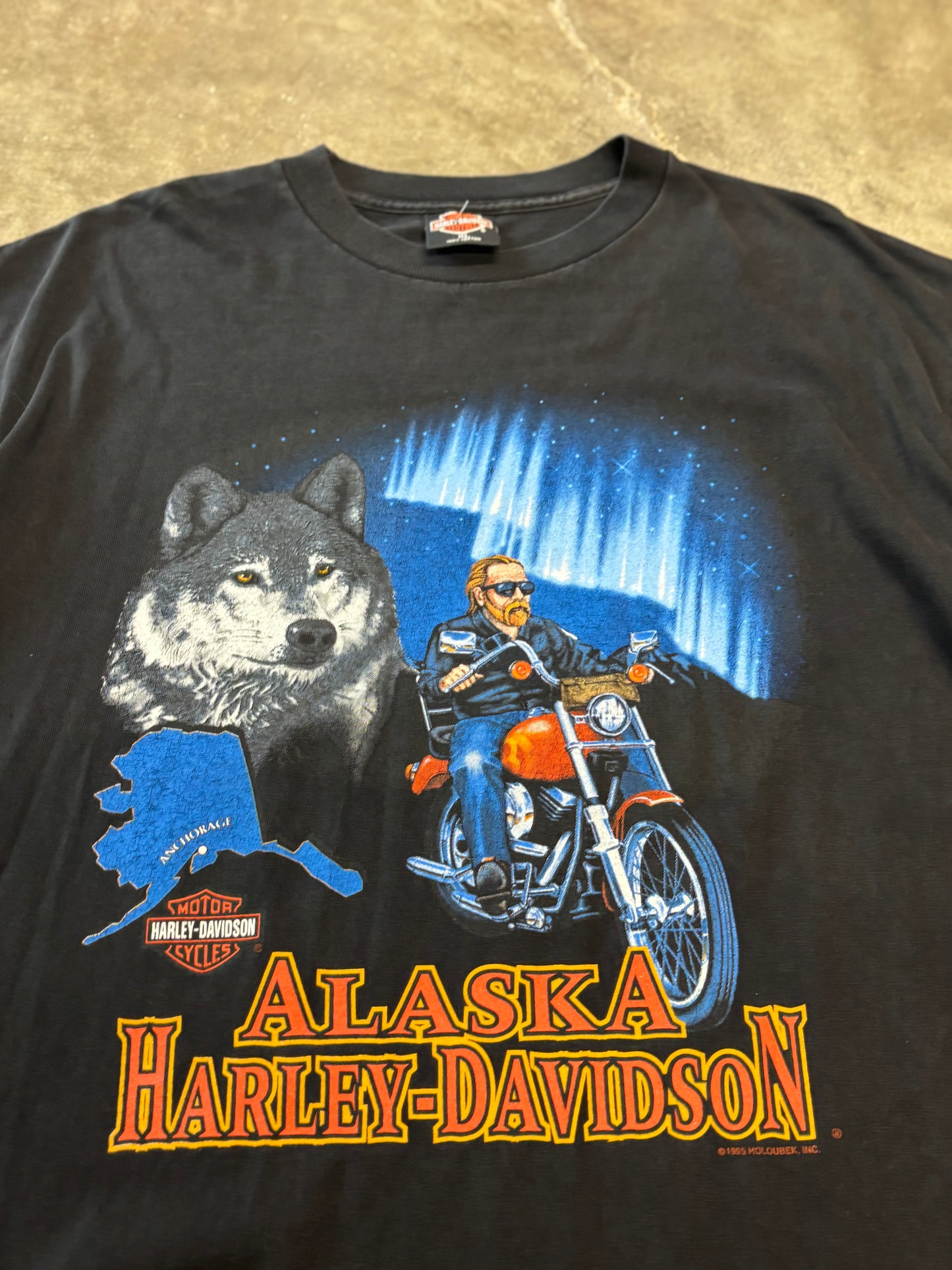 Vintage Harley Davidson Alaska shirt size xl