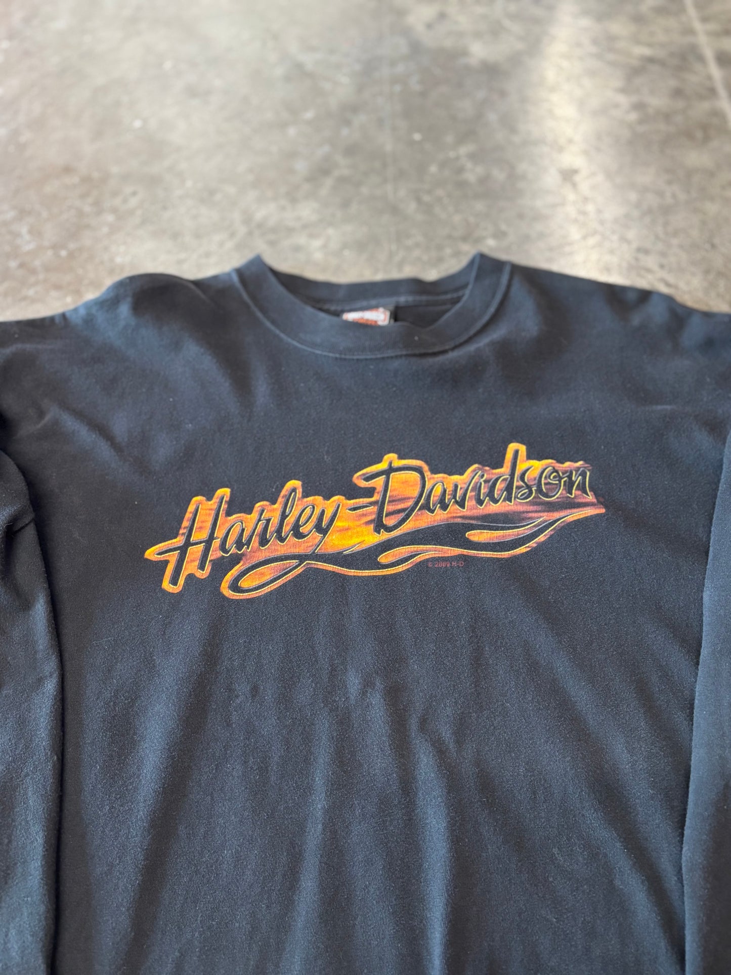 Harley Davidson classic flame sleeve size xl