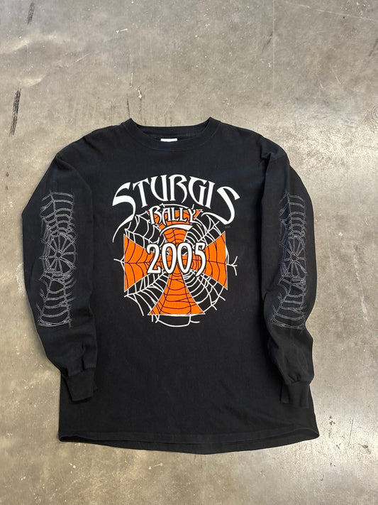 Vintage Sturgis Spiderweb long sleeve size large
