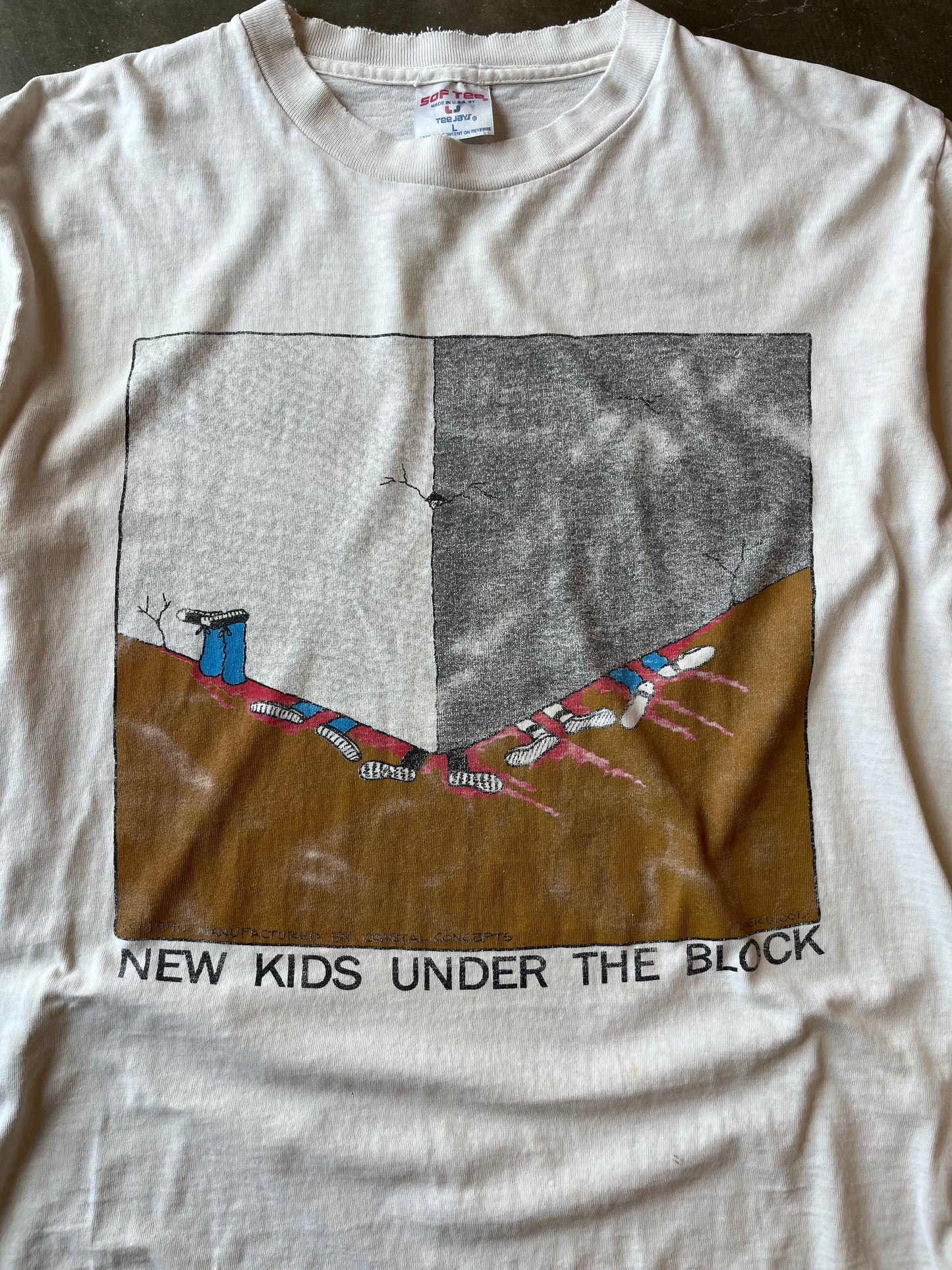 Vintage New Kids Under the block shirt size large