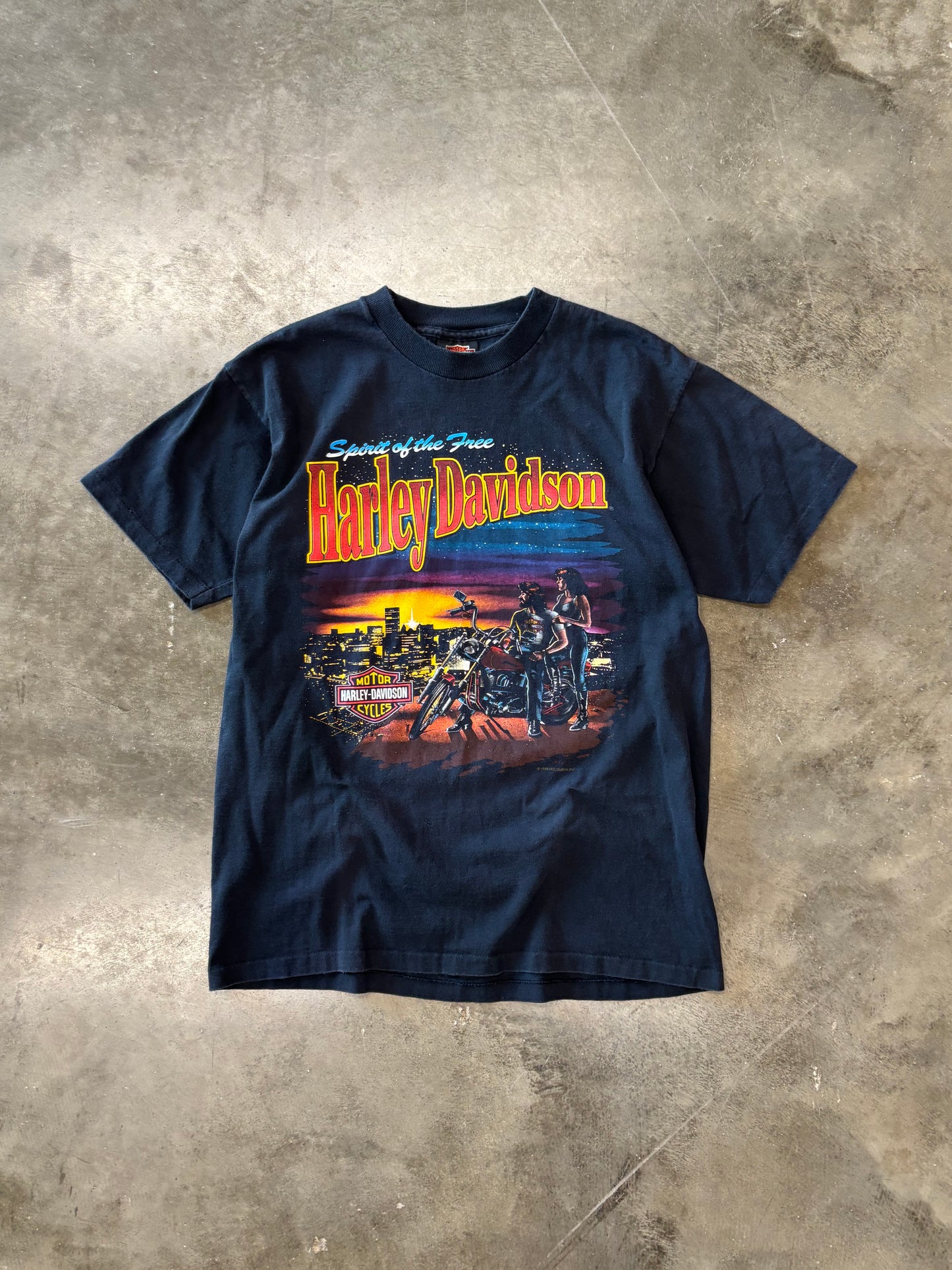 Vintage Harley Davidson Couple shirt size medium