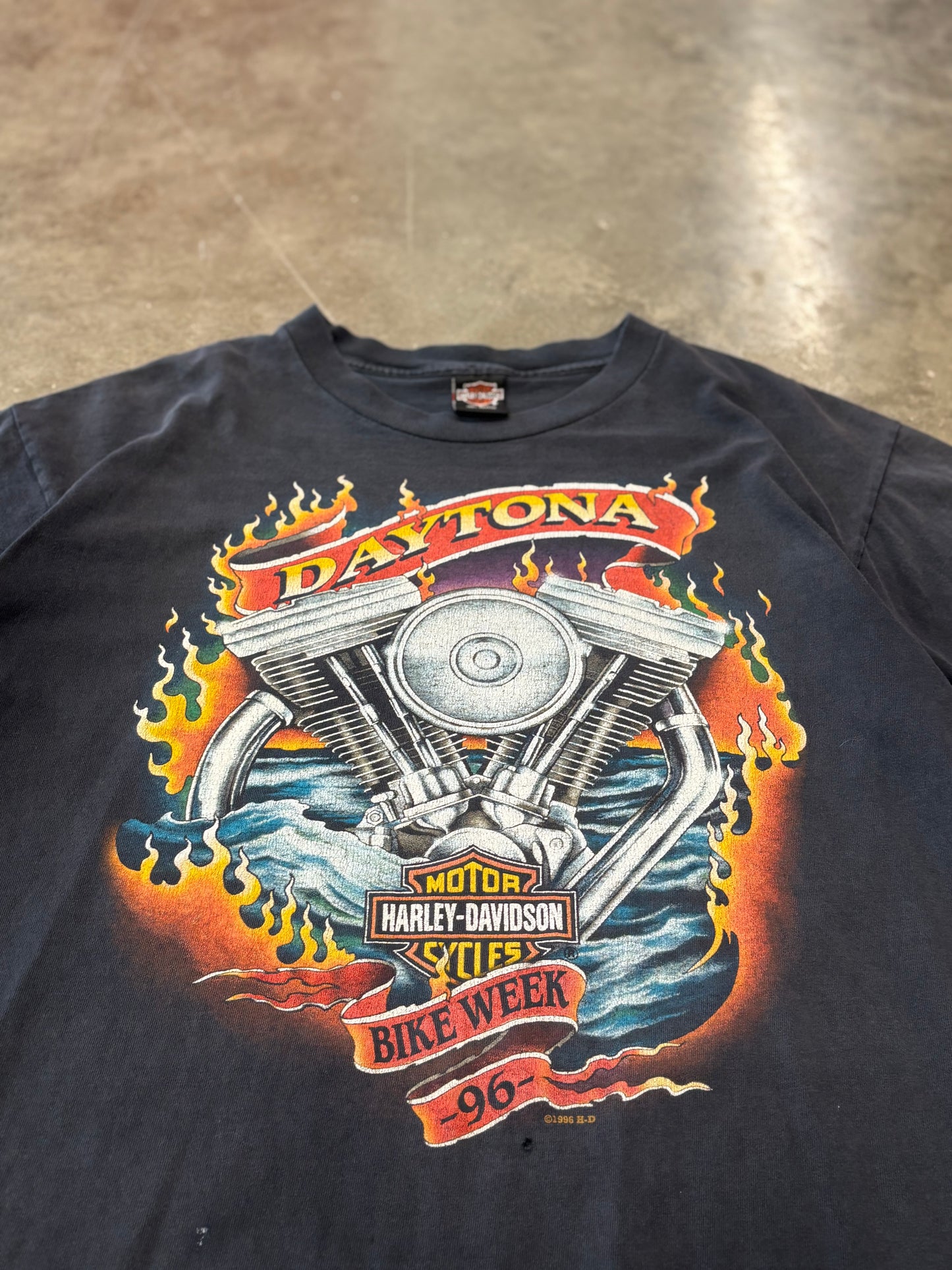 Vintage Harley Davidson Daytona bike week shirt size large