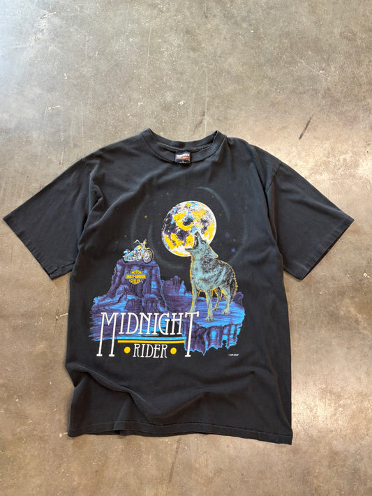 Vintage Harley Davidson midnight rider shirt size large