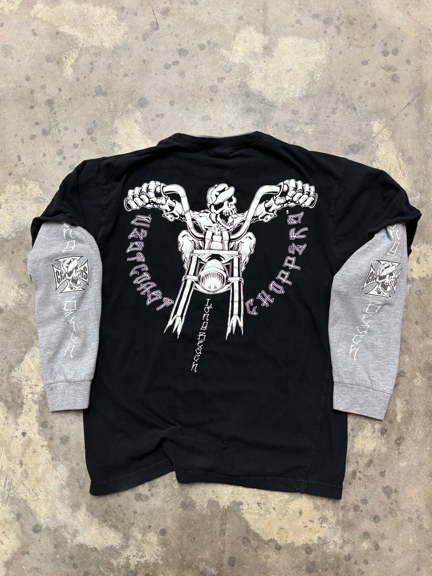 Vintage West Coast choppers long sleeve shirt size large