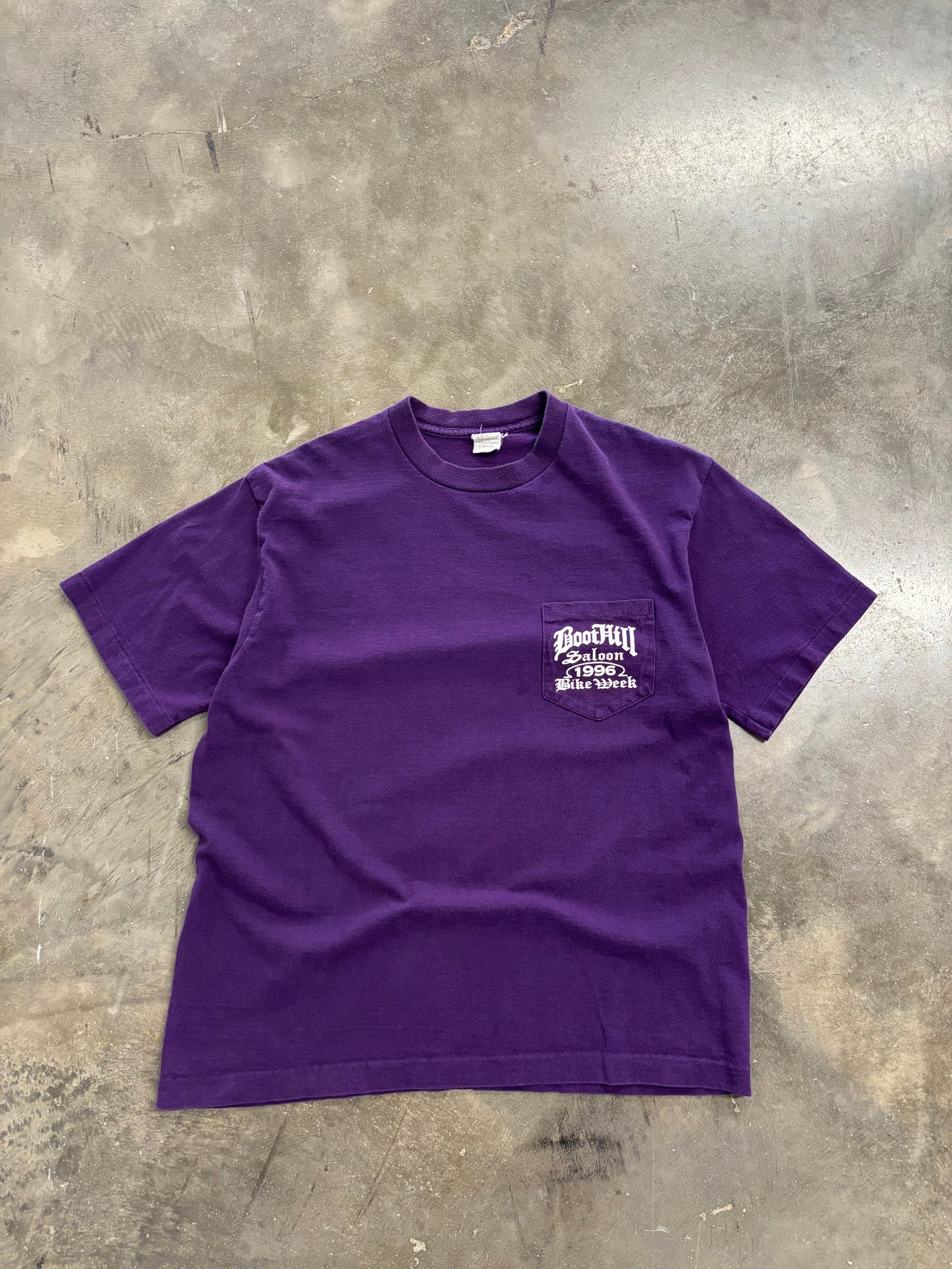 Vintage Bike Week Purple Chrome pocket shirt size large