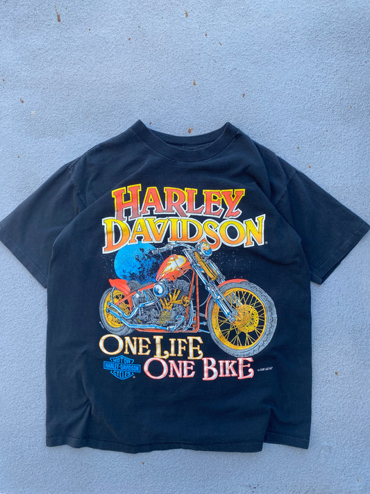 Vintage Harley one life one bike shirt size medium