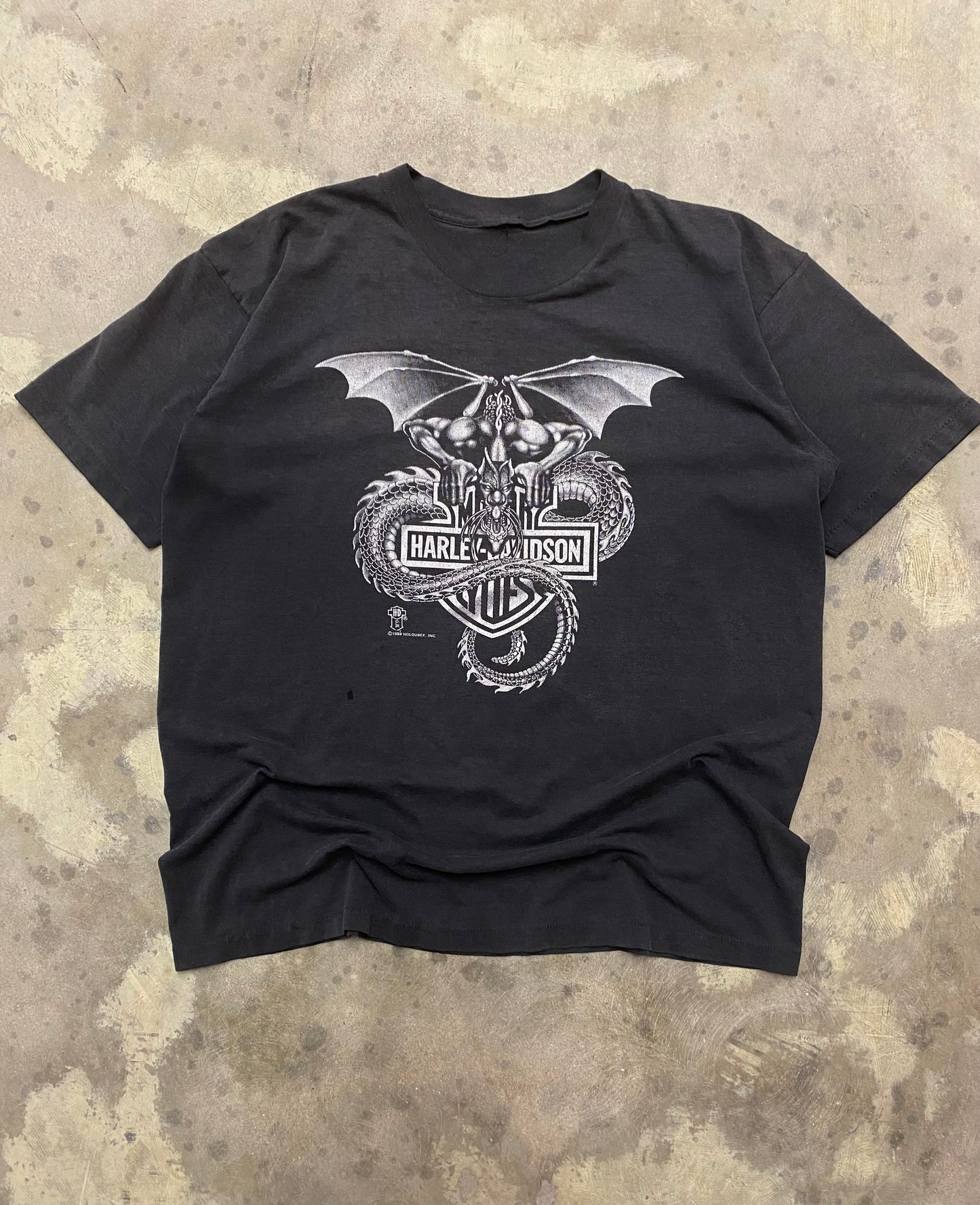 Vintage 80’s Harley Davidson Gargoyle shirt size extra large