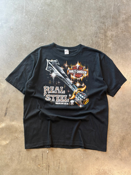 Vintage Harley Davidson Real Steel shirt size extra large