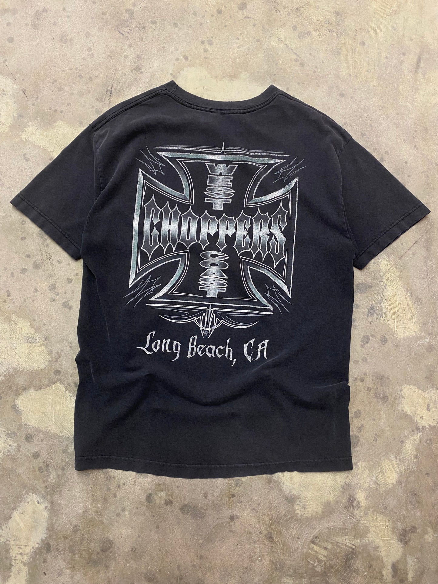 Vintage Faded West Coast choppers shirt size large