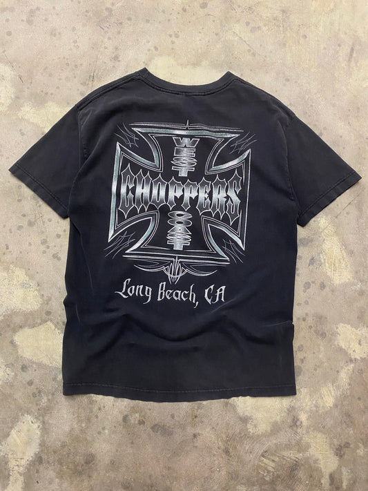 Vintage Faded West Coast choppers shirt size large