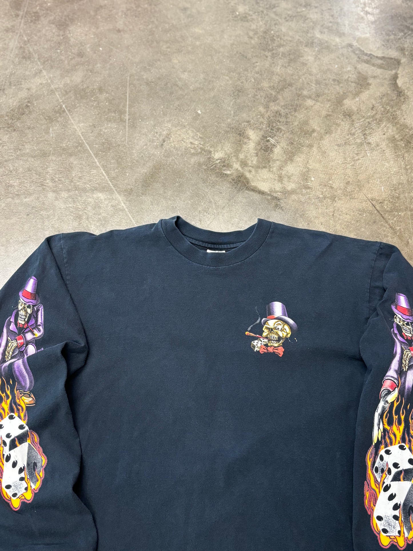 Vintage Harley Davidson top hat long sleeve size xl