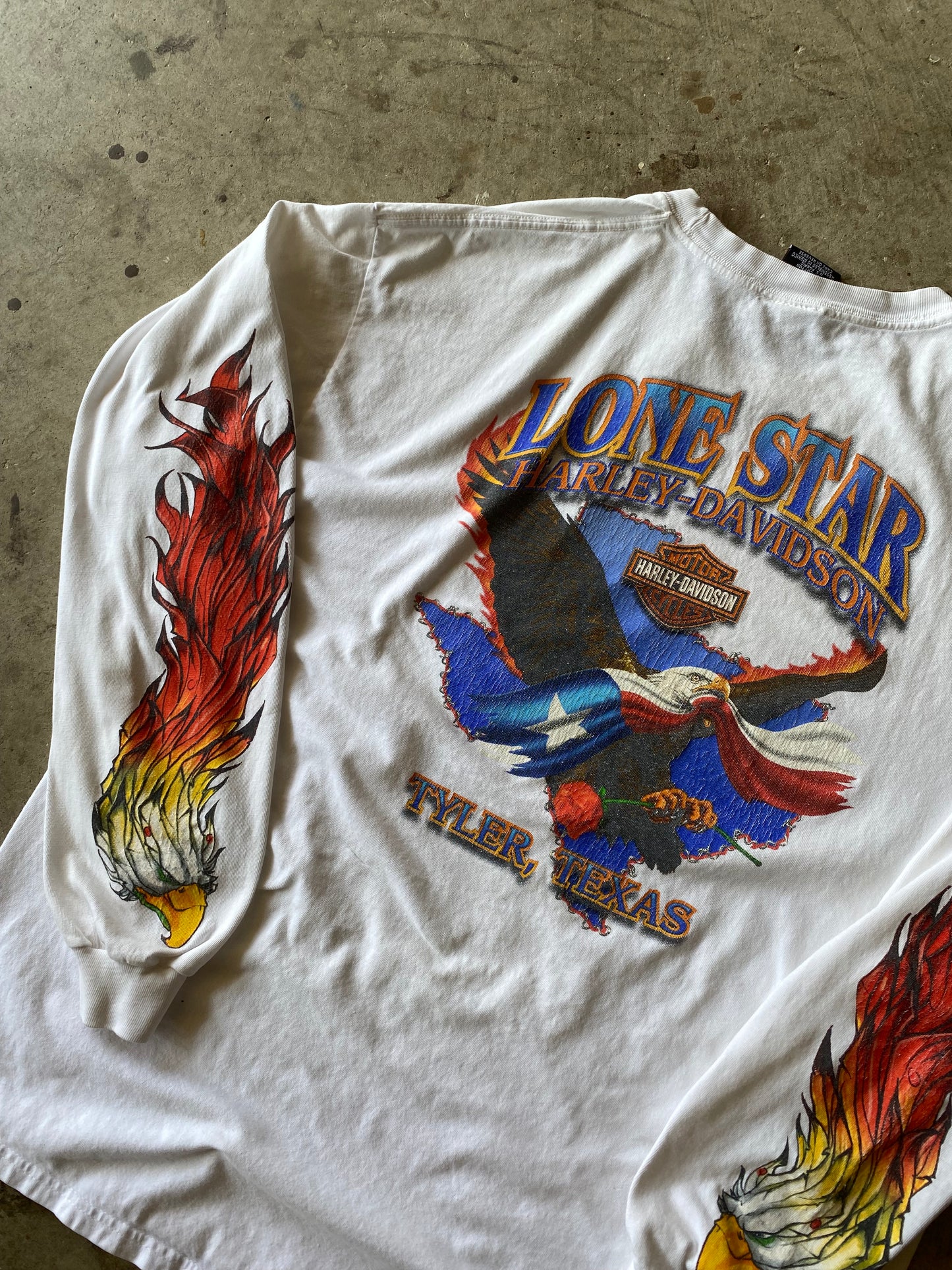 Vintage Bandana Eagle Harley Davidson Long sleeve size extra large shirt