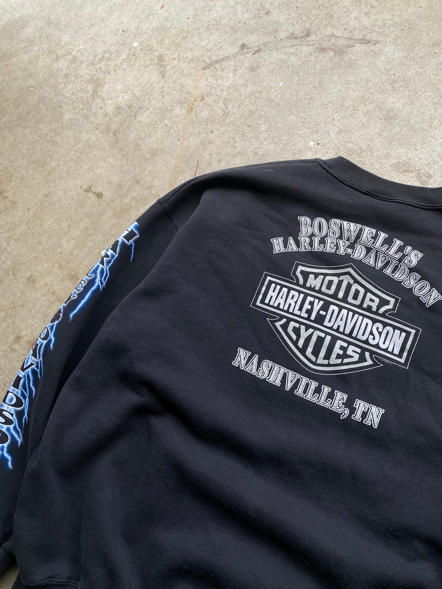 Vintage Harley Davidson Lightning Sweatshirt Size Extra large shirt