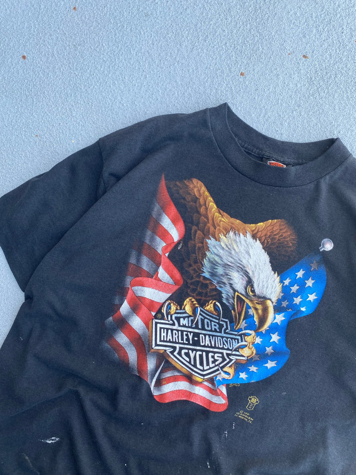 Vintage 1987 3D Emblem Eagle Size XL