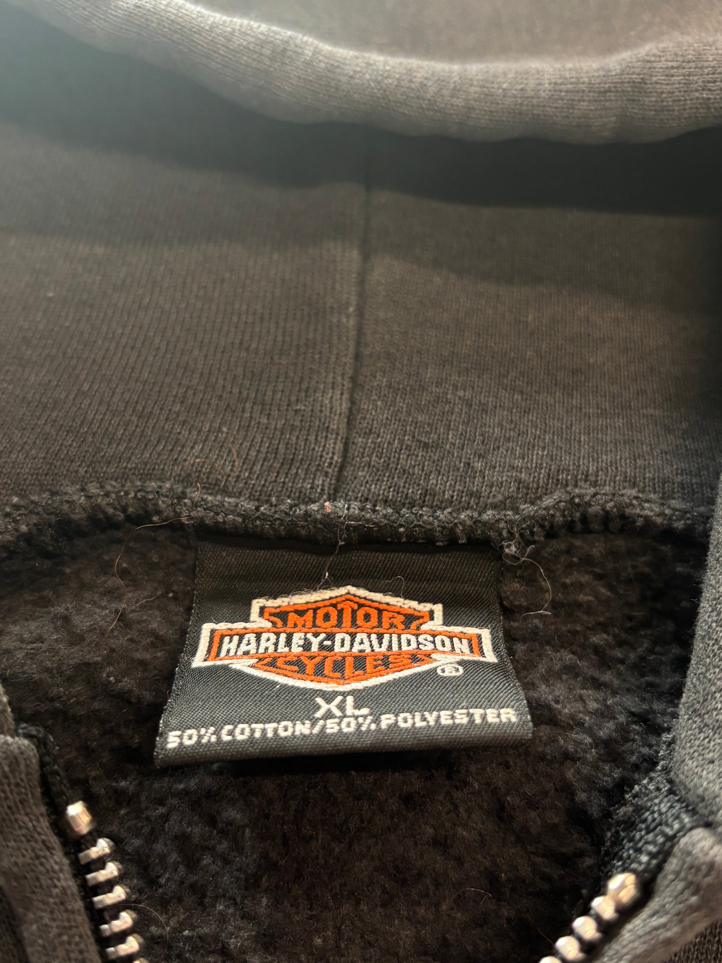Vintage Harley Davidson zip up size xl