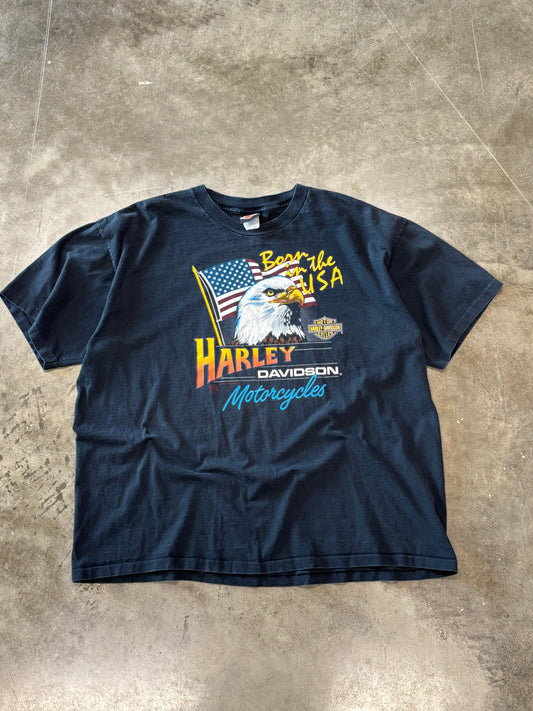 Vintage Harley Davidson born in the USA shirt size xxl