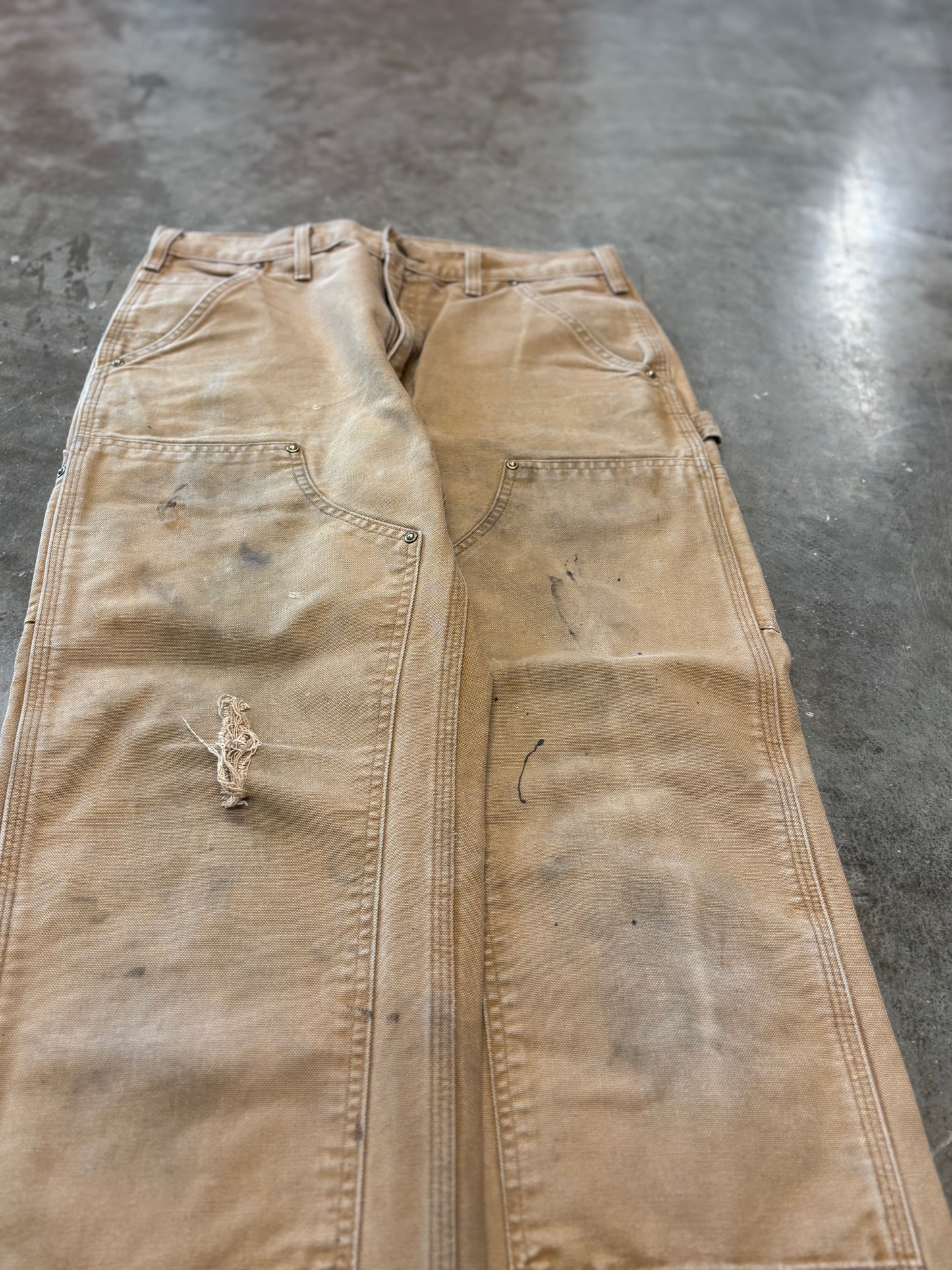 Tan carhartt double knees