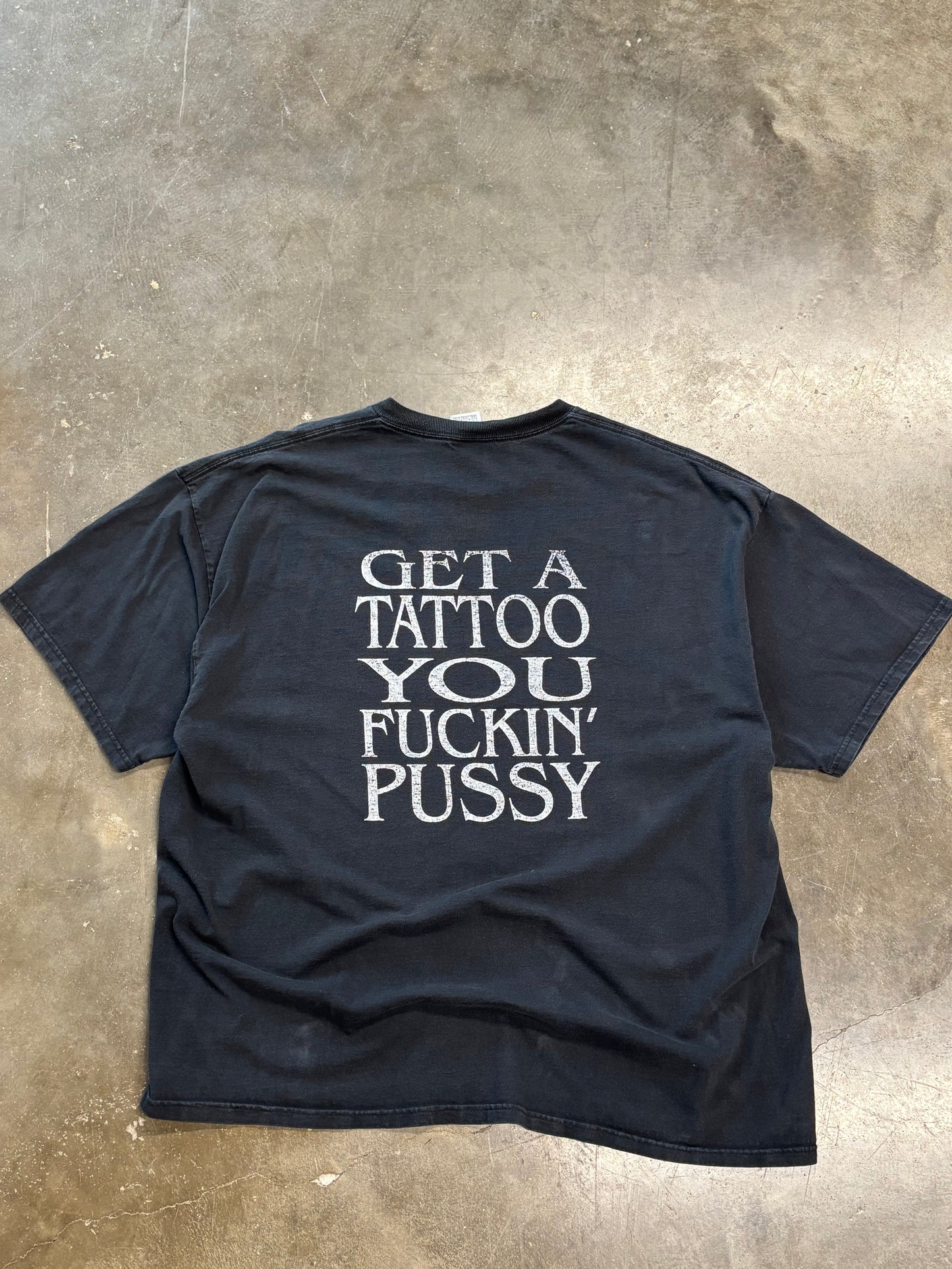 Vintage Get a tattoo shirt size xxl