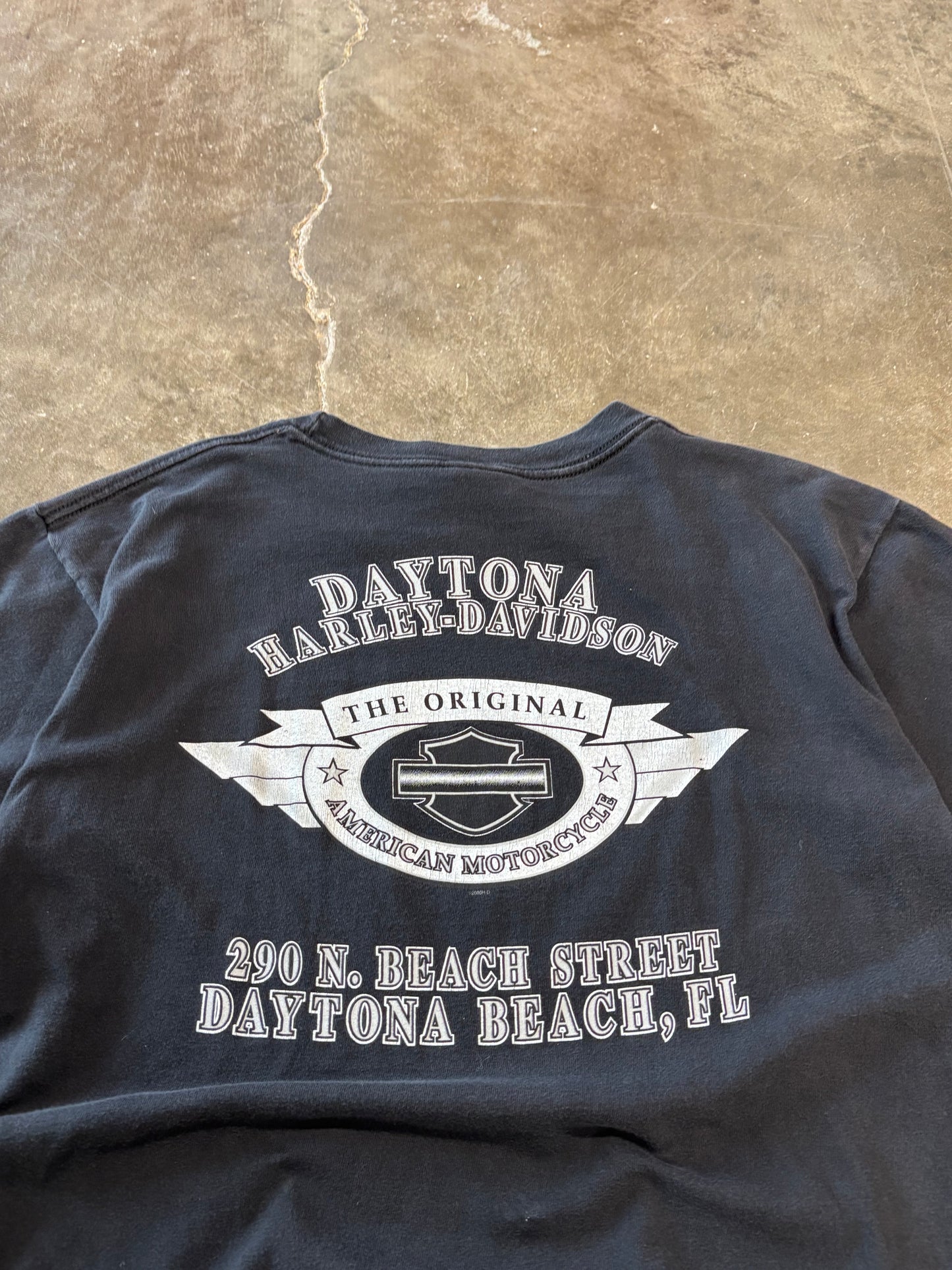 Vintage Harley Davidson purple Eagle Lightning shirt