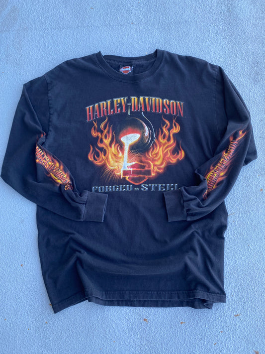 Harley Davidson forged in our souls long sleeve size XL