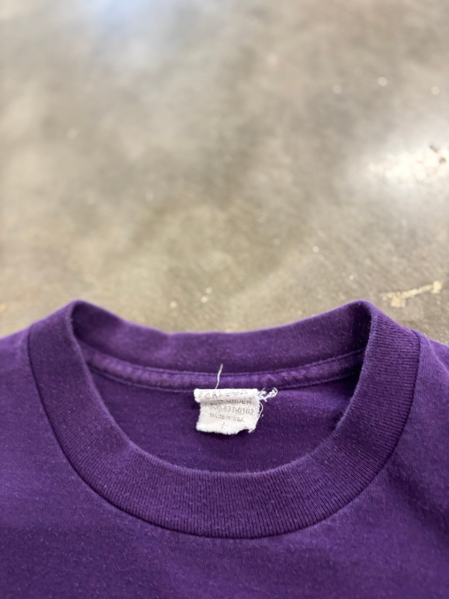 Vintage Bike Week Purple Chrome pocket shirt size large