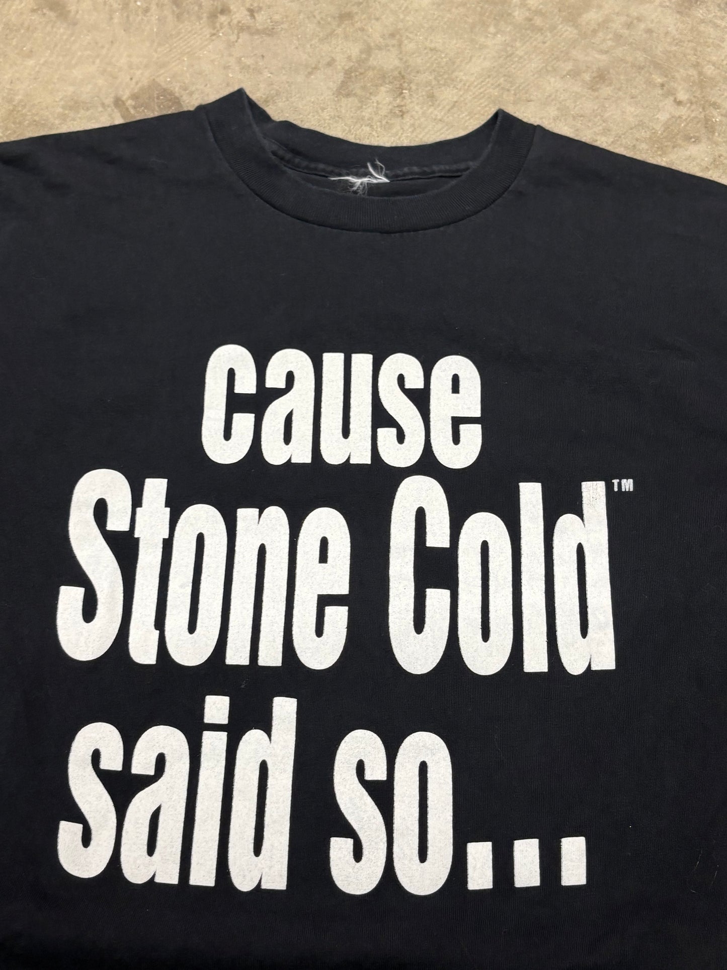 Vintage stone cold middle finger shirt size large