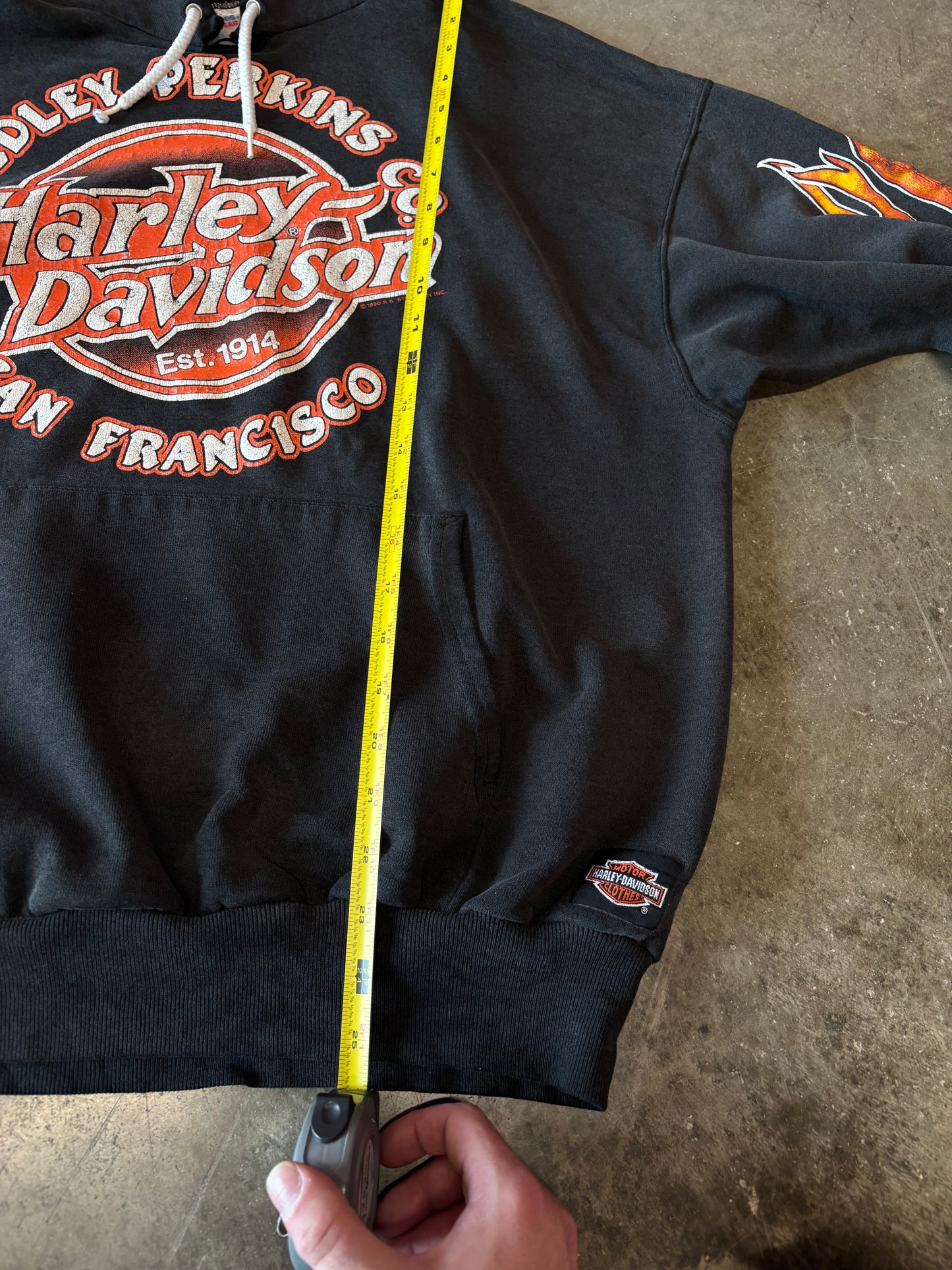 Vintage Harley Davidson Dudley Perkins Hoodie size extra large