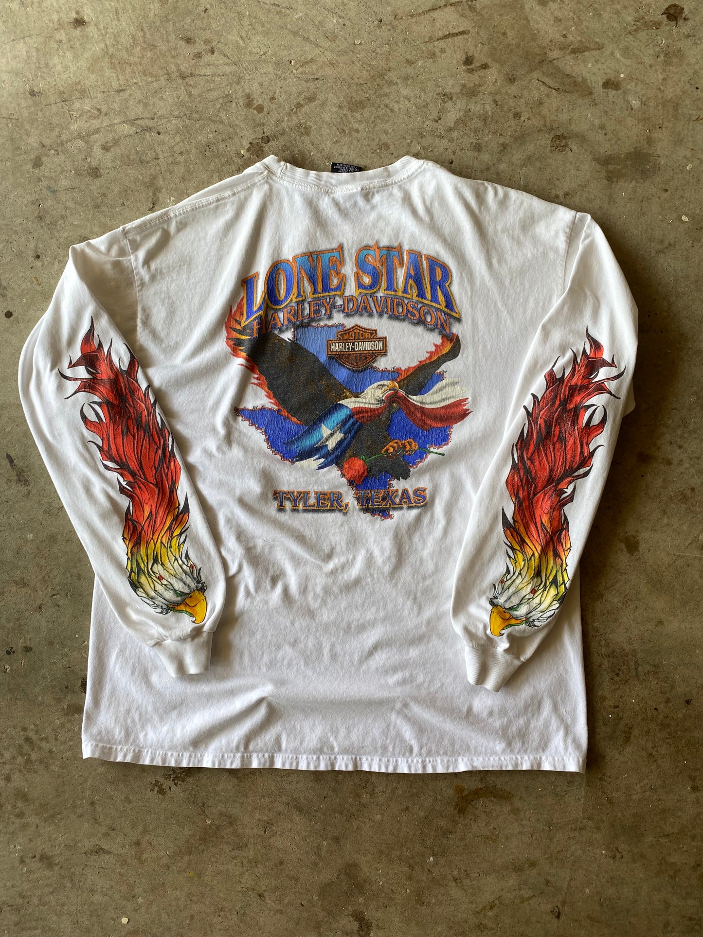 Vintage Bandana Eagle Harley Davidson Long sleeve size extra large shirt