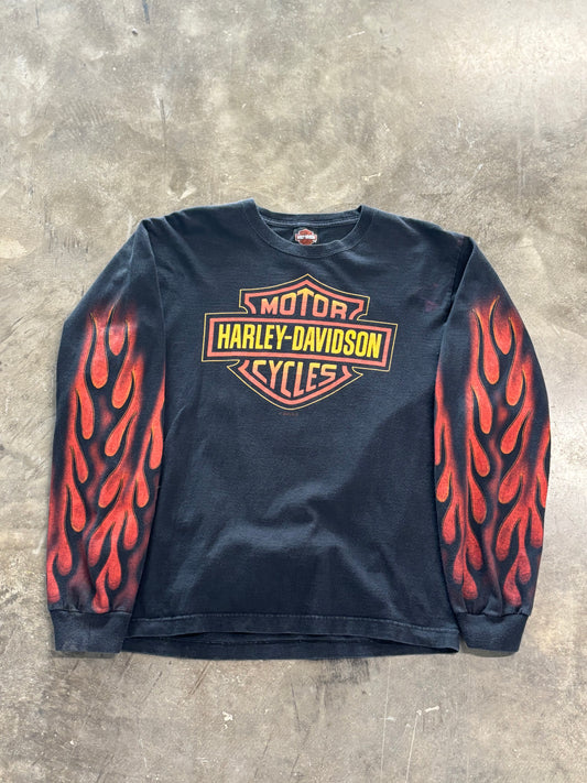 Vintage Harley Davidson Inferno long sleeve size medium