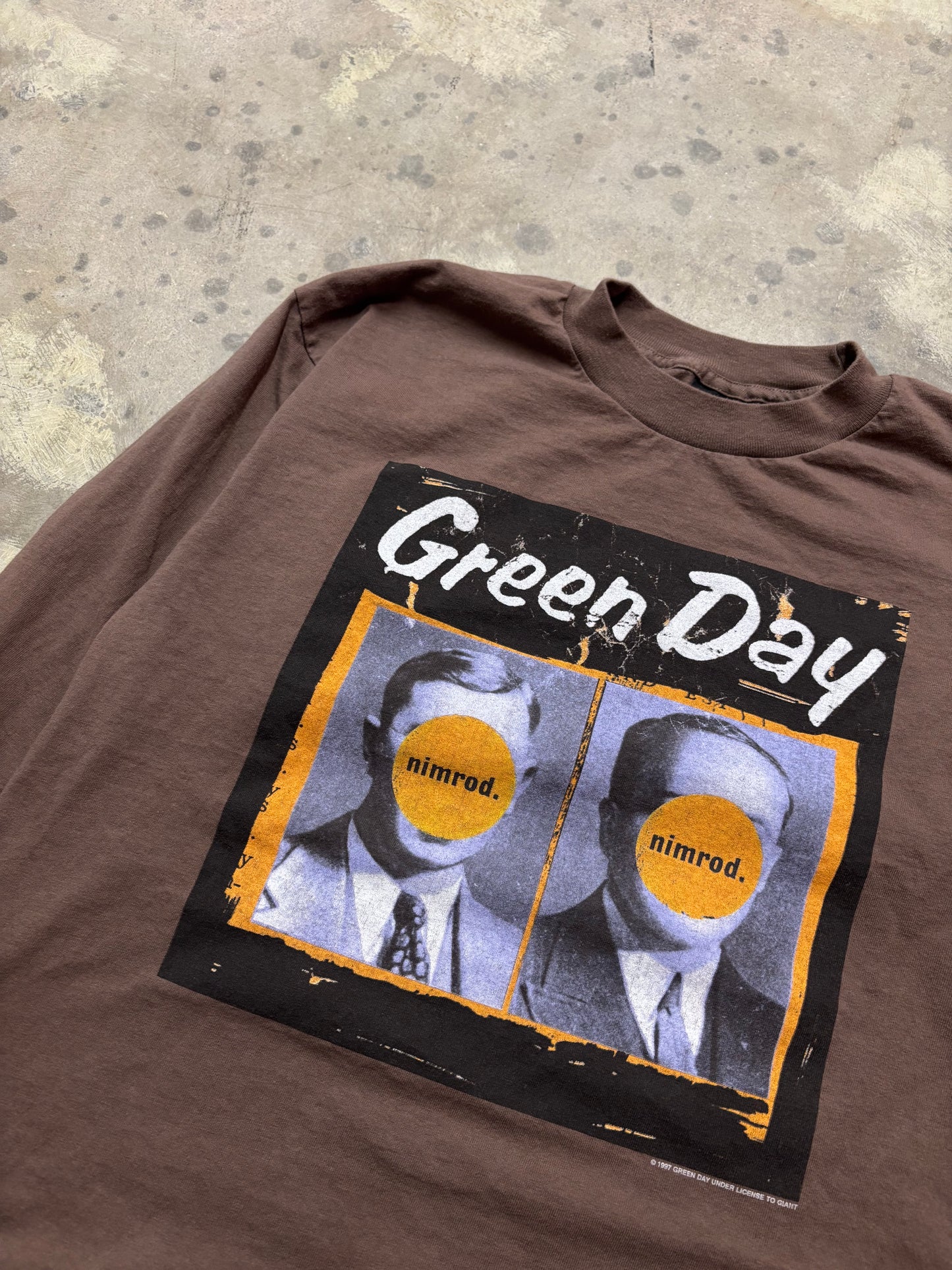 Vintage Green Day Nimrod long sleeve shirt size large