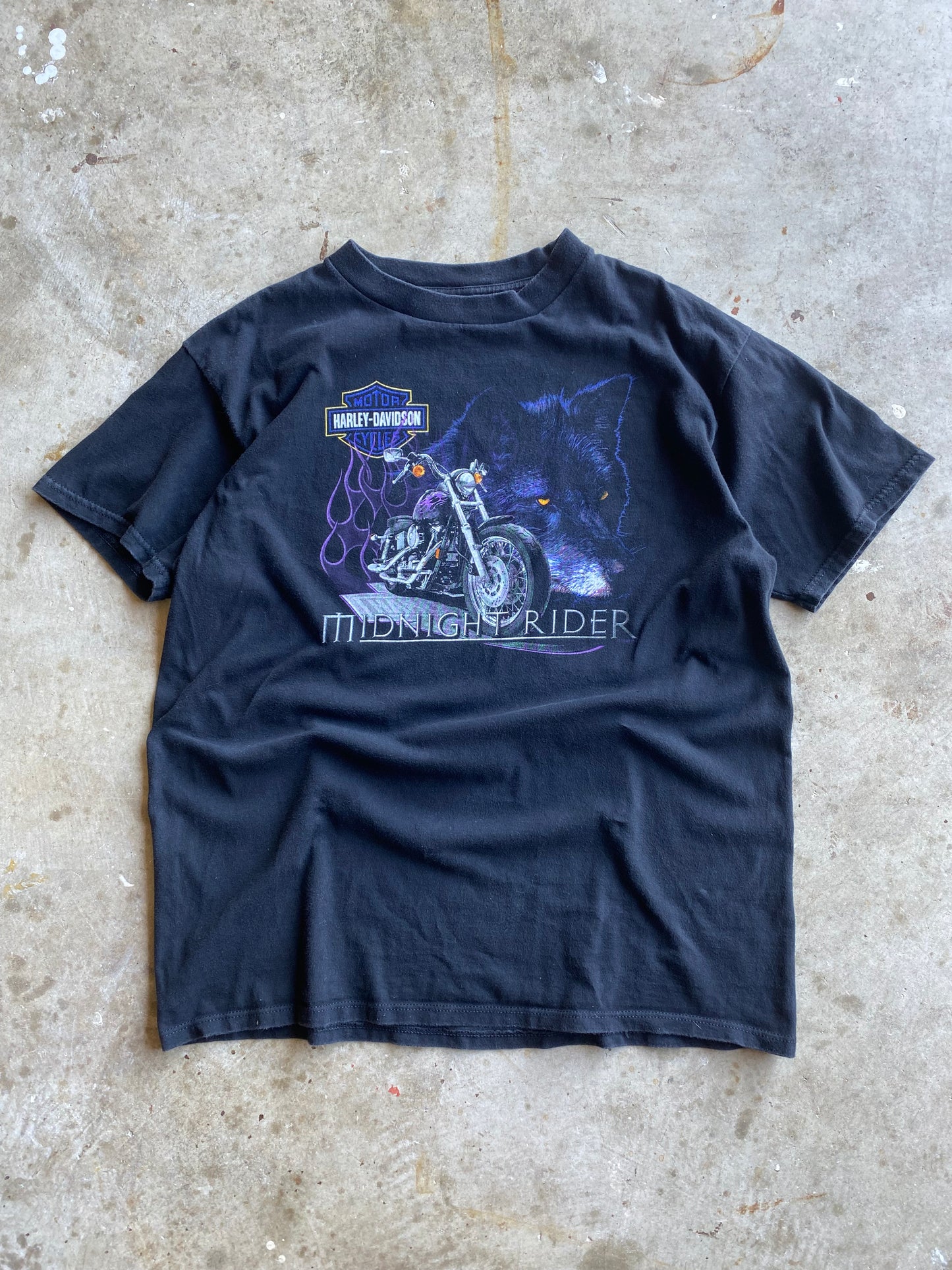 Vintage Harley Davidson Midnight rider shirt size extra large