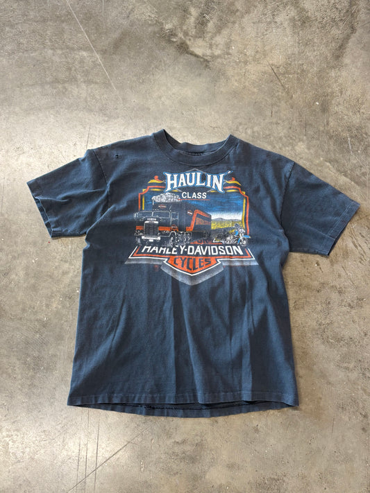 Vintage Harley Davidson haulin class shirt size large