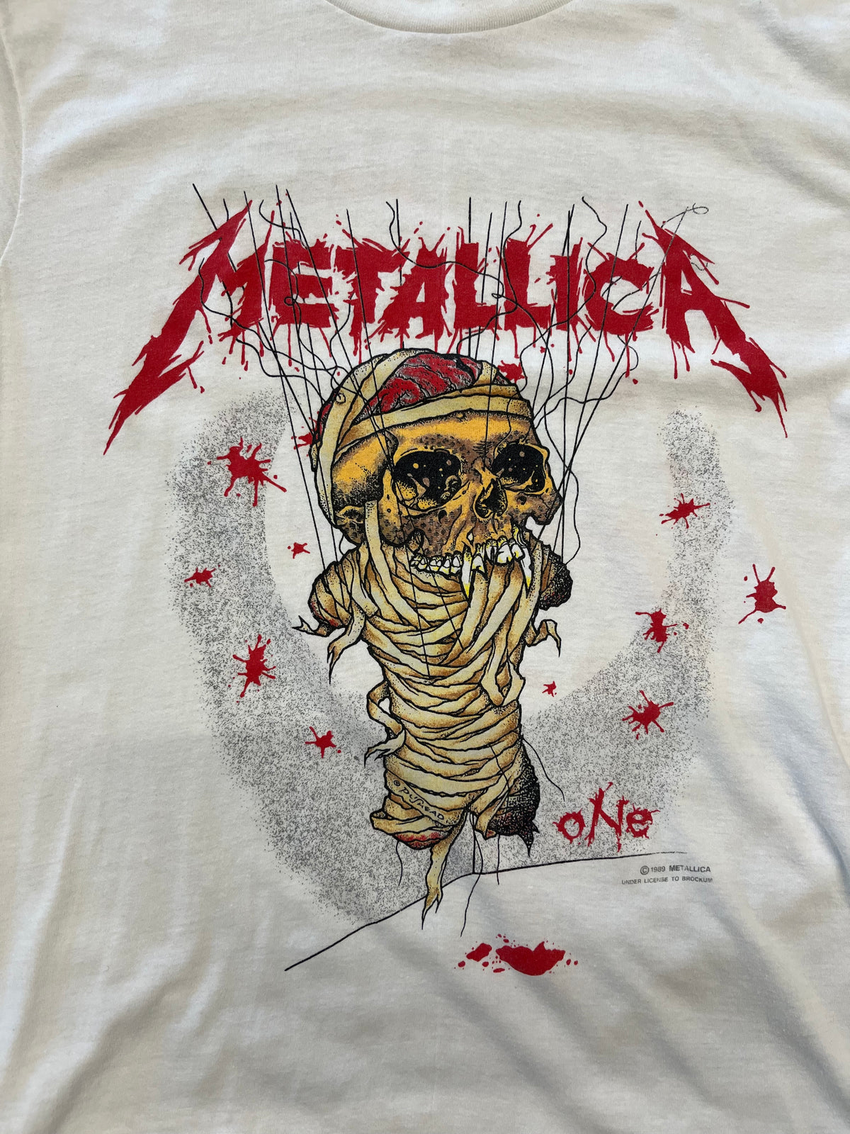 Vintage Metallica One Pushead shirt size extra large