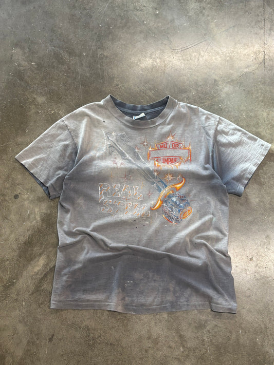 Vintage Harley Davidson Super Faded Real Steel shirt size large