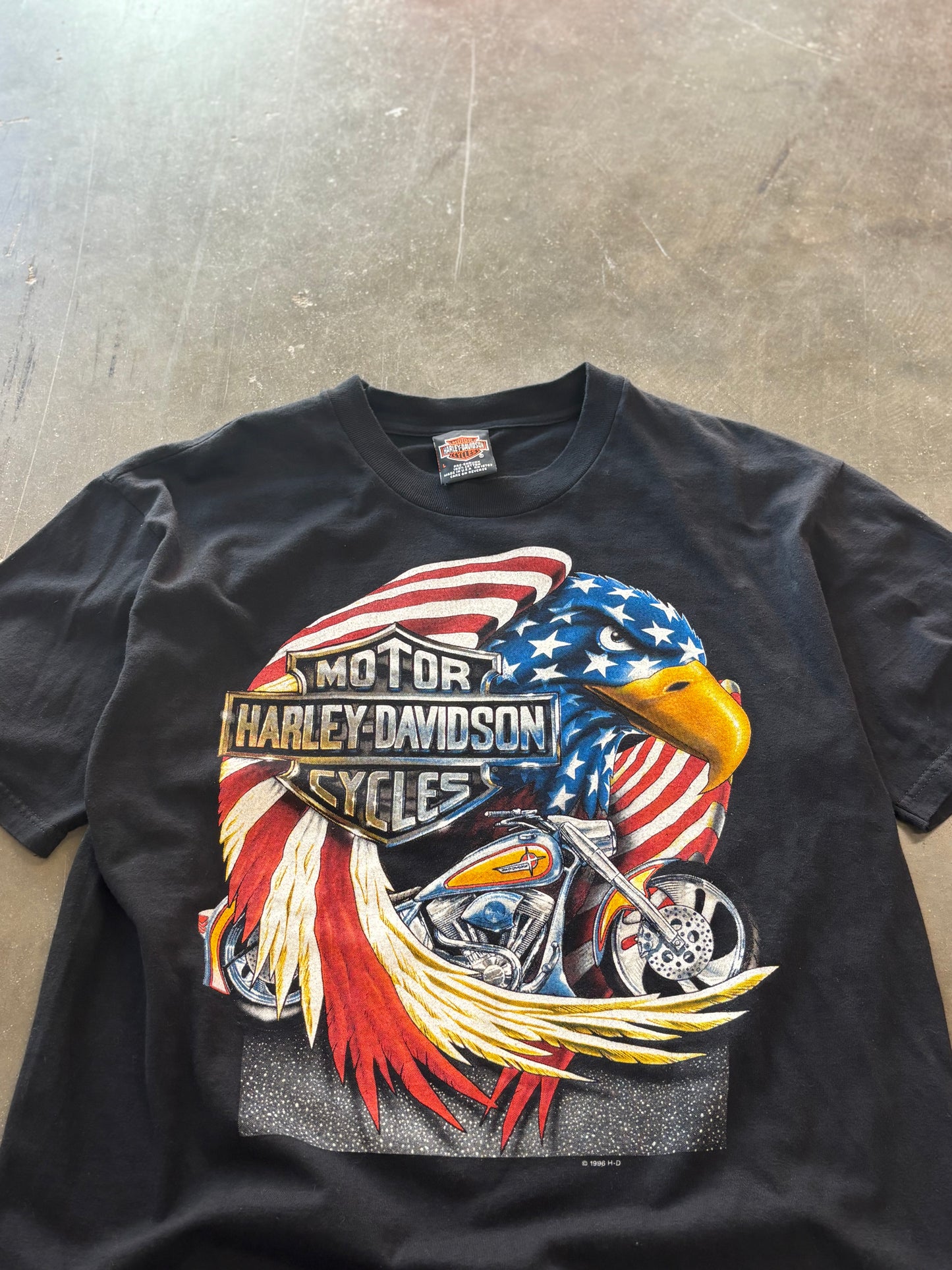Vintage Harley Davidson American Eagle shirt size large