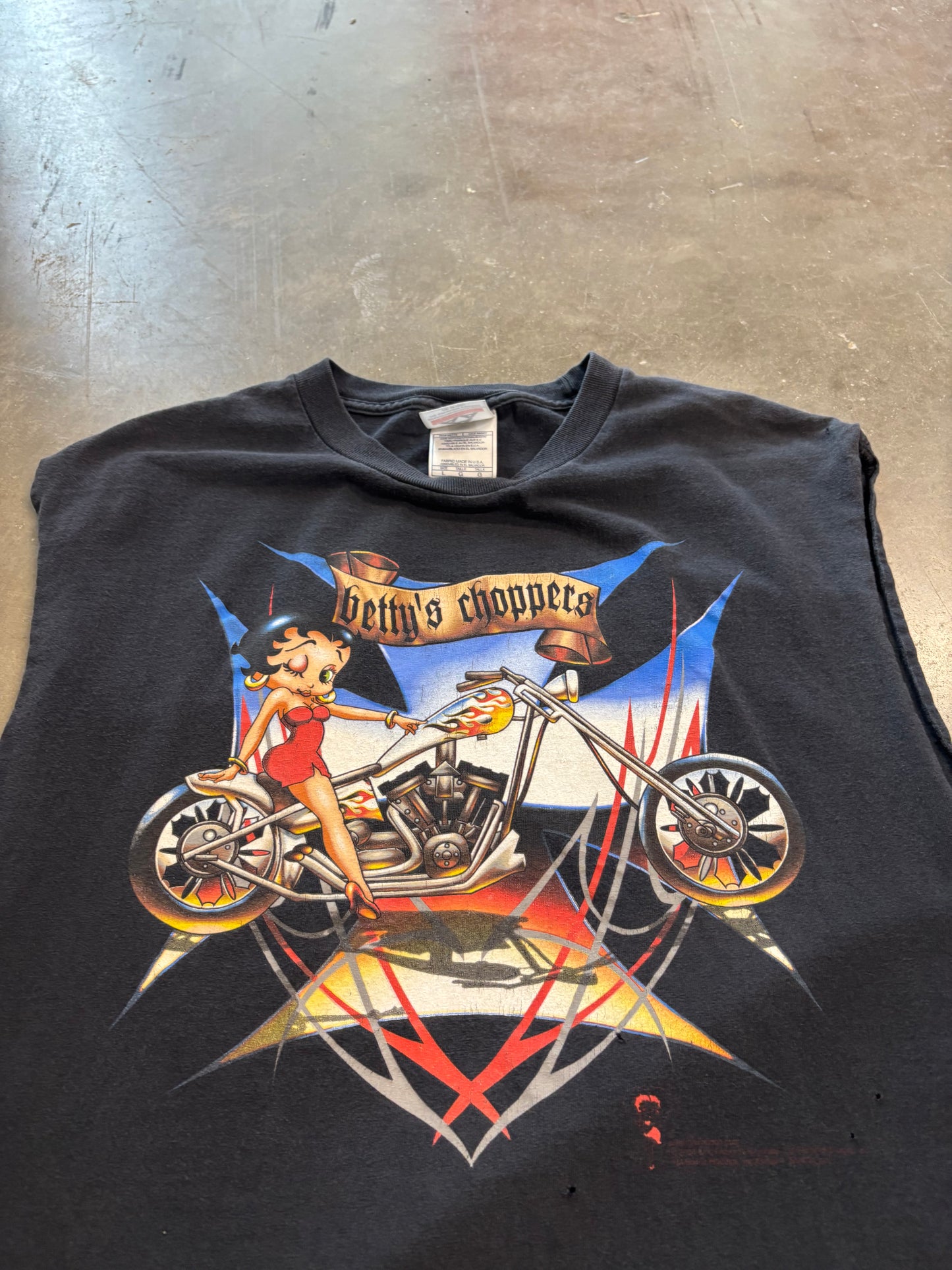Vintage Betty Choppers shirt size large