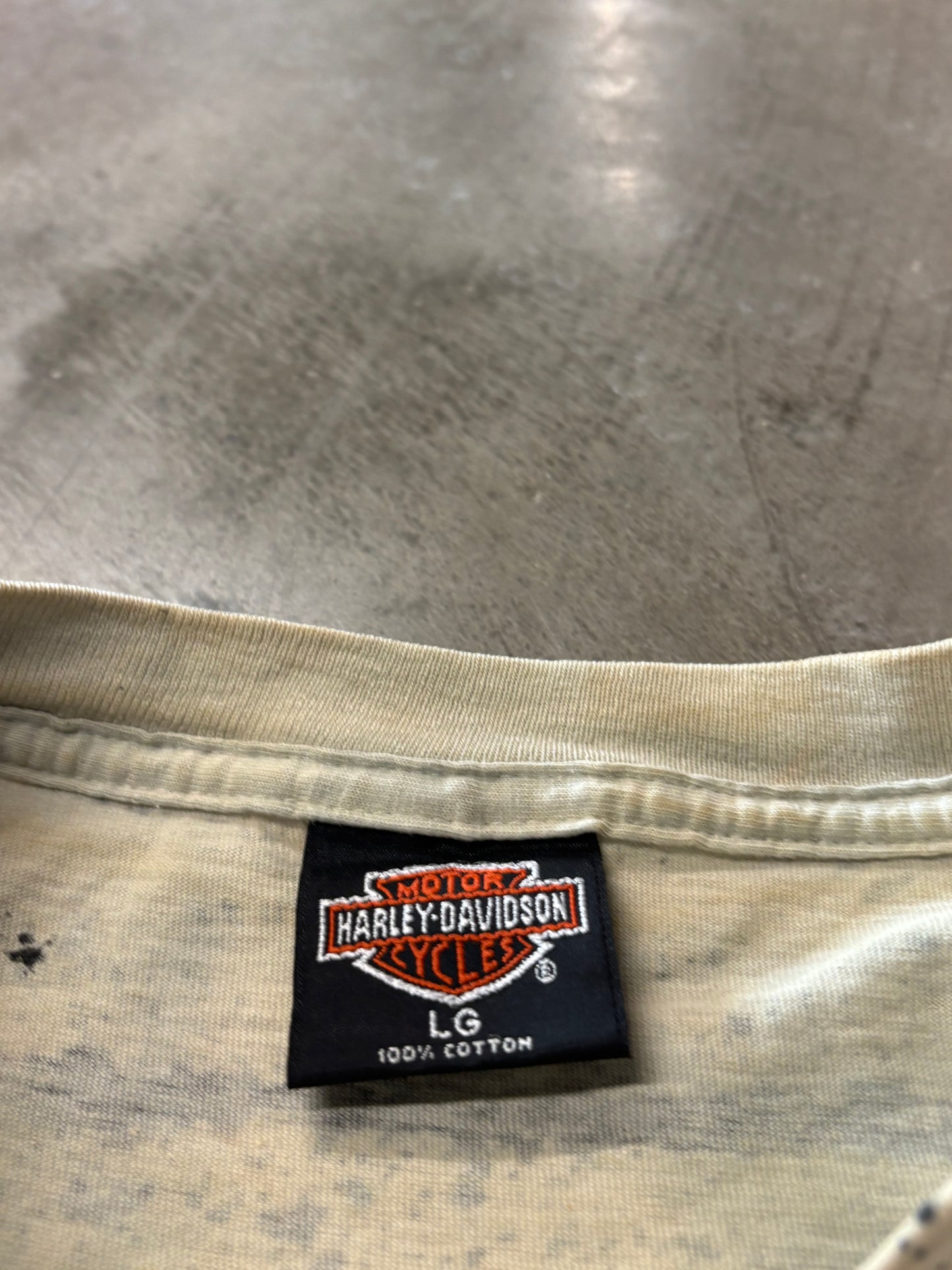 Vintage Harley Davidson Sam blaze aop size large