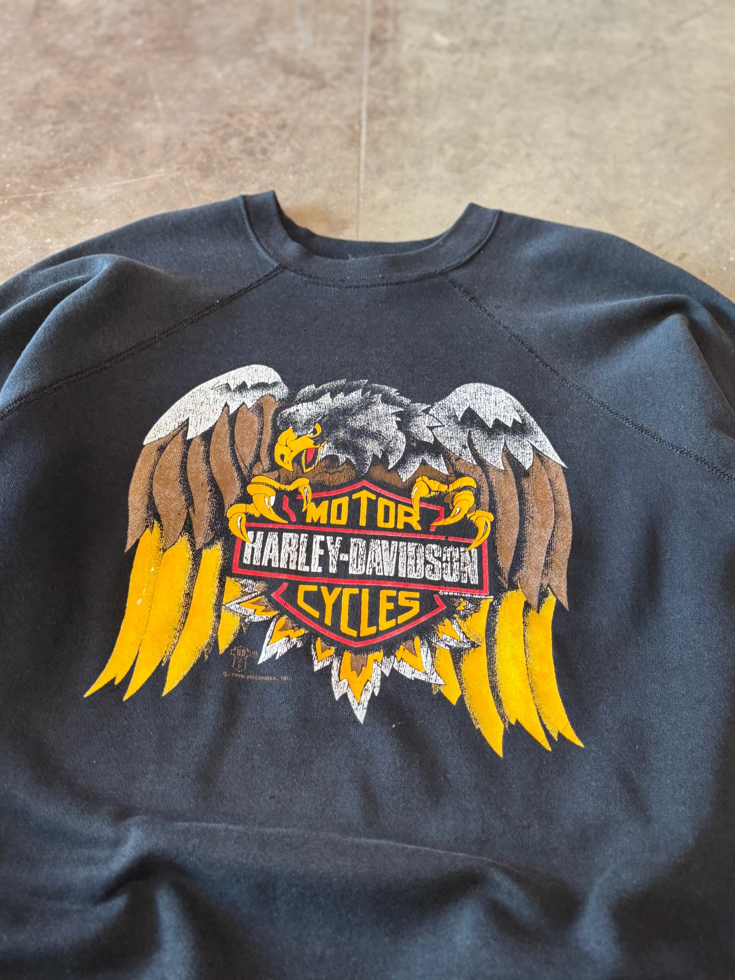 Vintage Harley Davidson Eagle sweatshirt size XXL