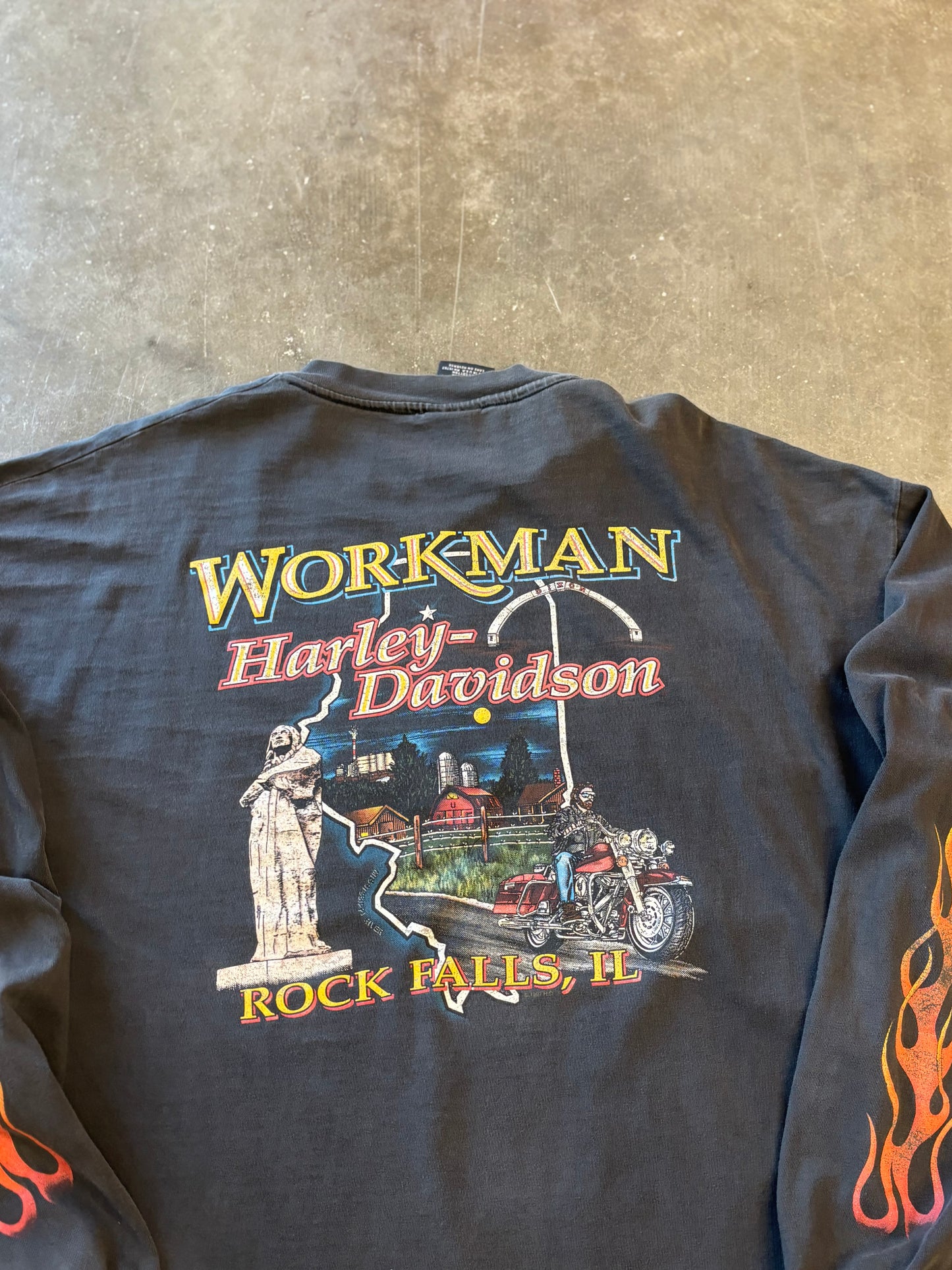 Vintage Harley Davidson Screaming Eagle long sleeve size xxl