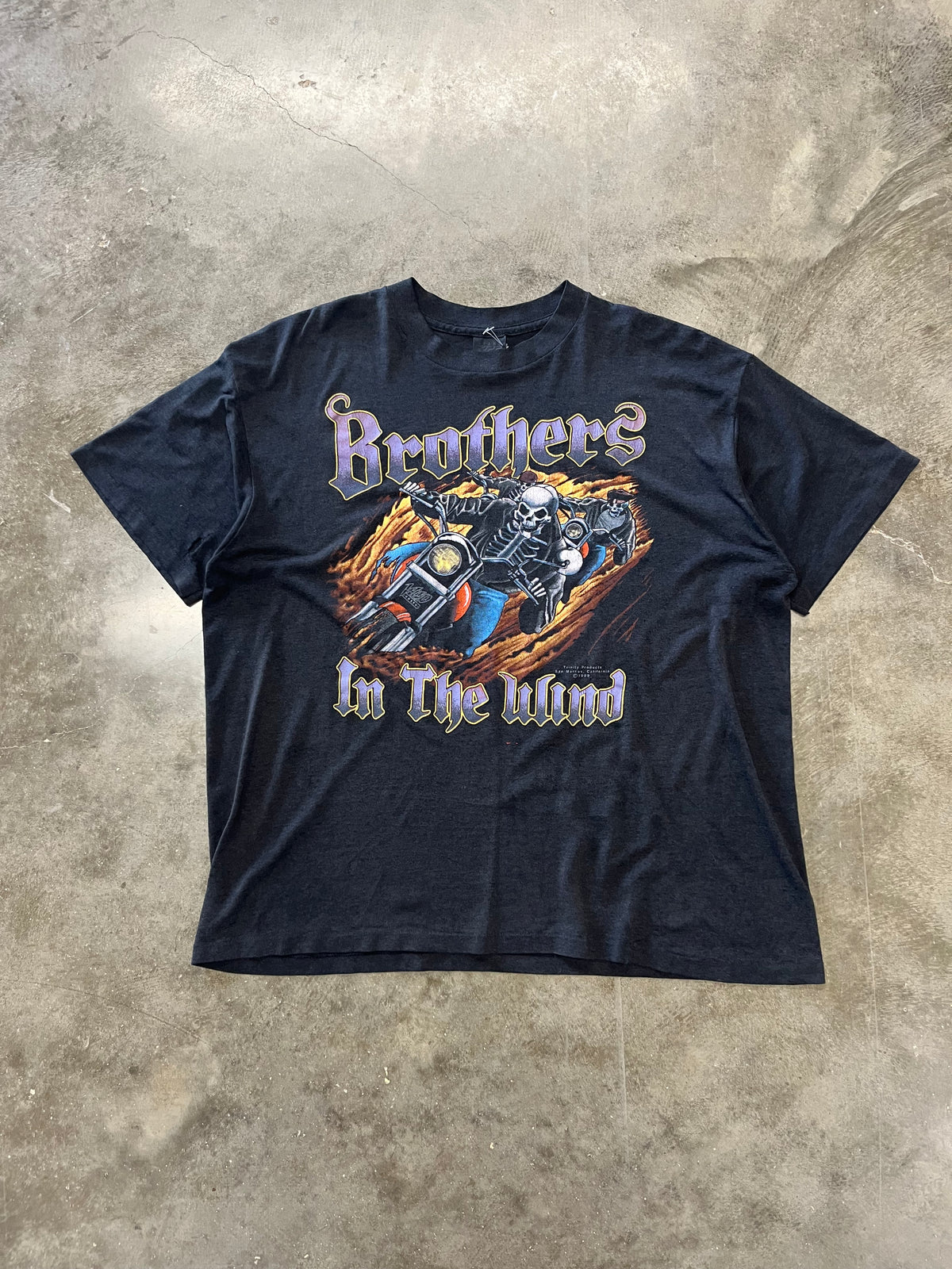 Vintage 3d Emblem trinity products brothers in the wind shirt size xl