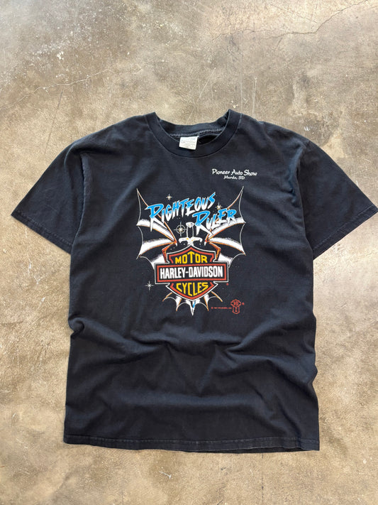 Vintage Harley Davidson Righteous ruler shirt size large