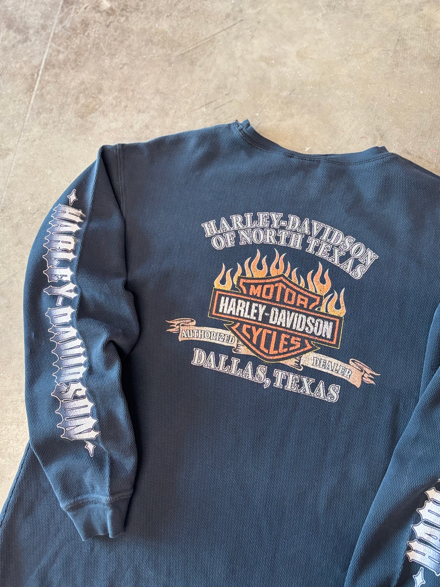 Vintage Harley Davidson thermal size large