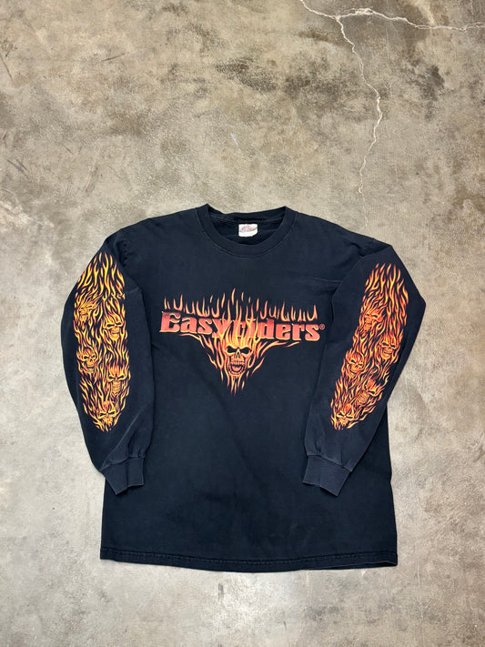 Vintage Easyriders skull long sleeve size large