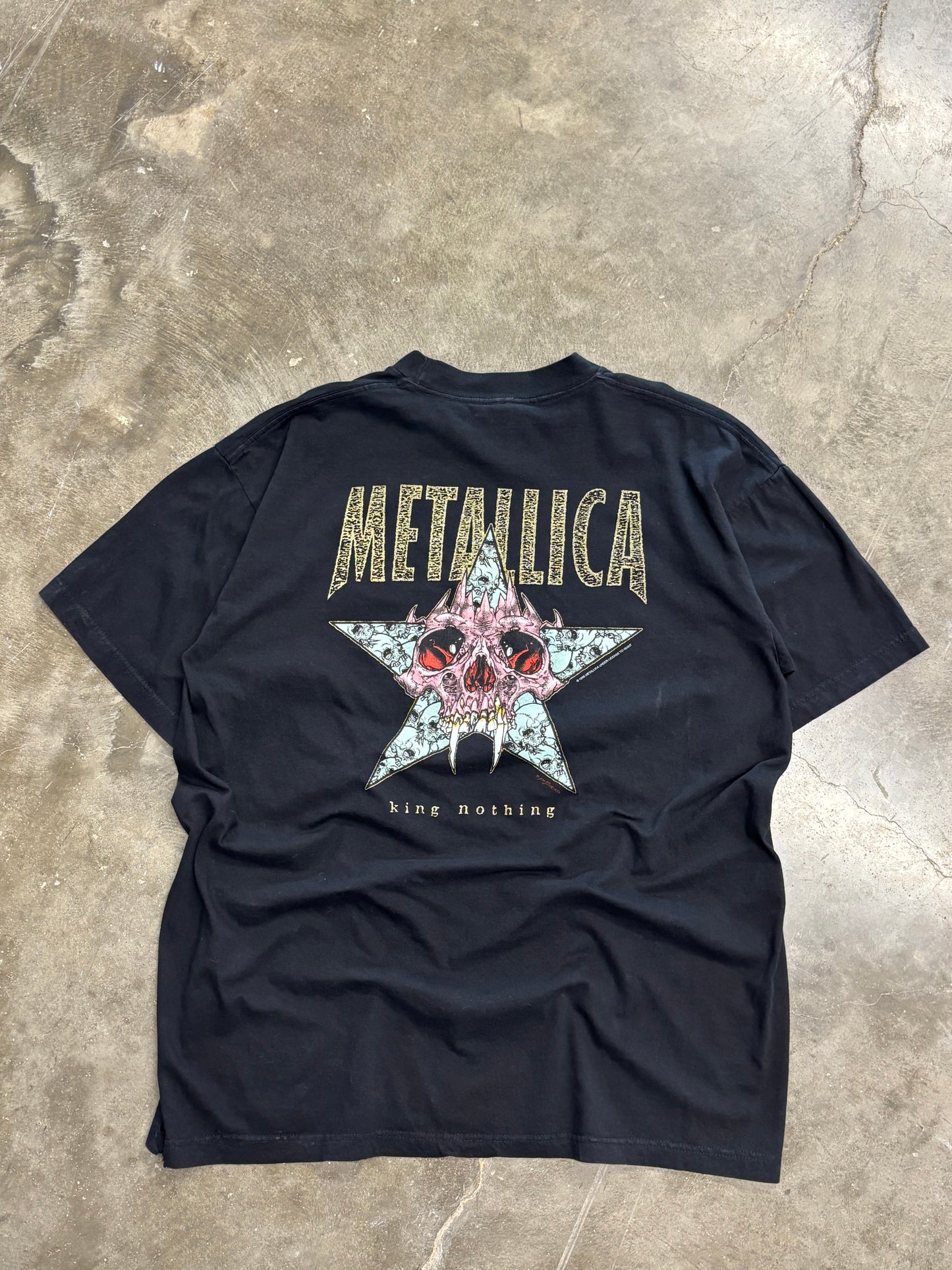Vintage Metallica Pushead shirt size extra large